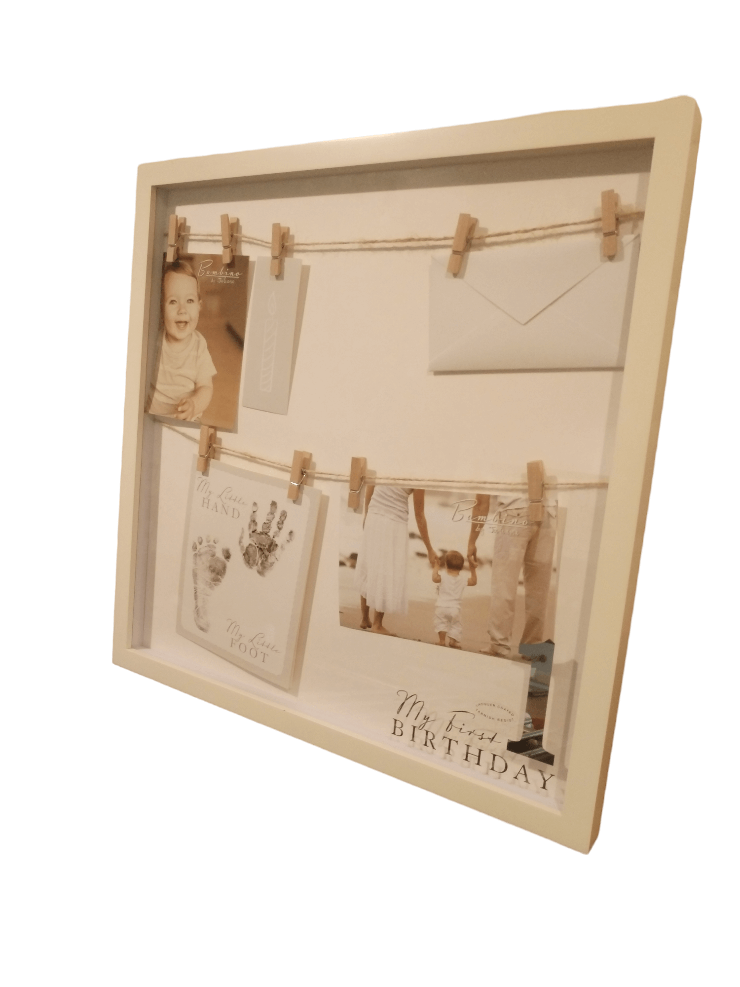 My First Birthday 'My tiny hand and foot Wall Display Widdop