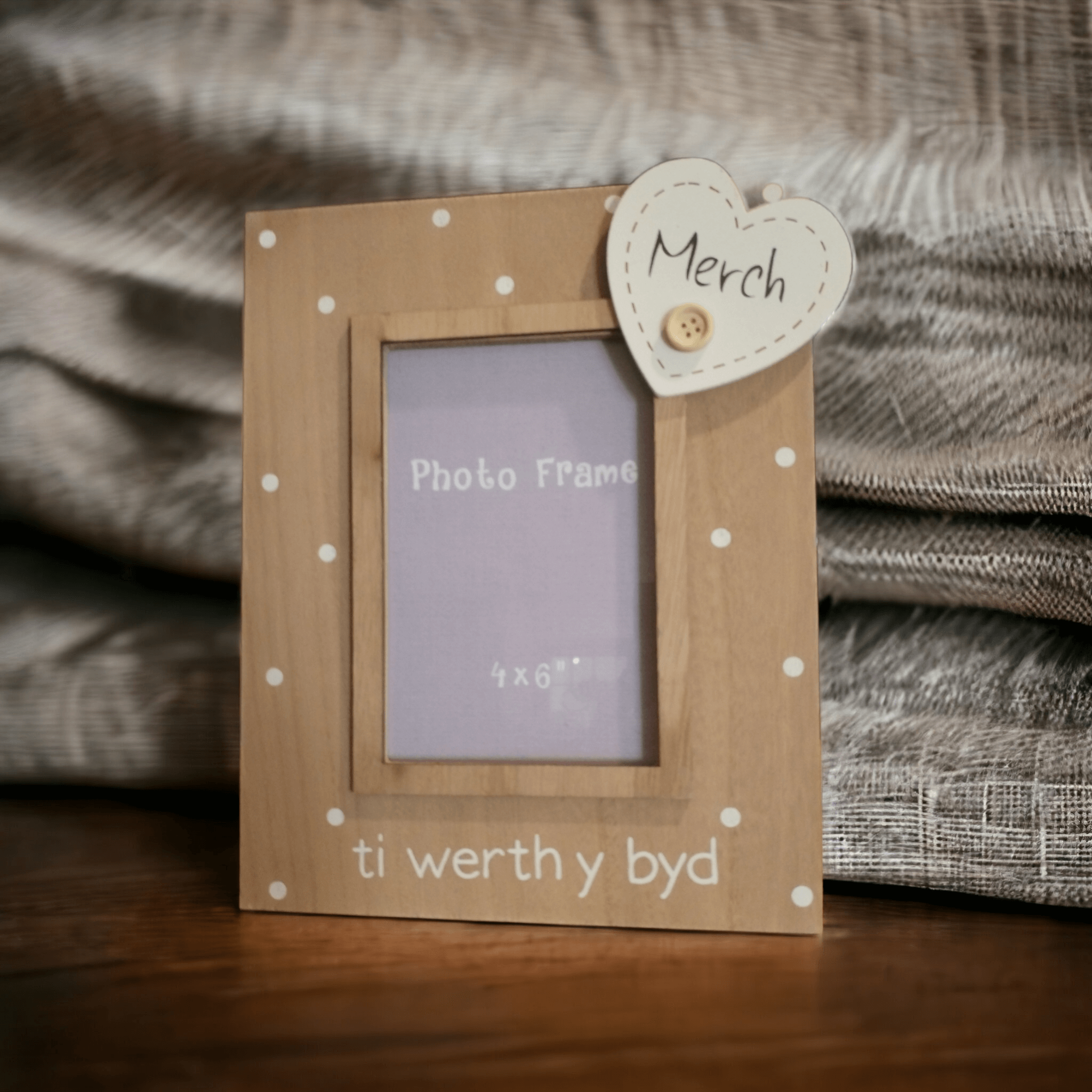 Welsh Photo Frame 4x6 Merch Langs
