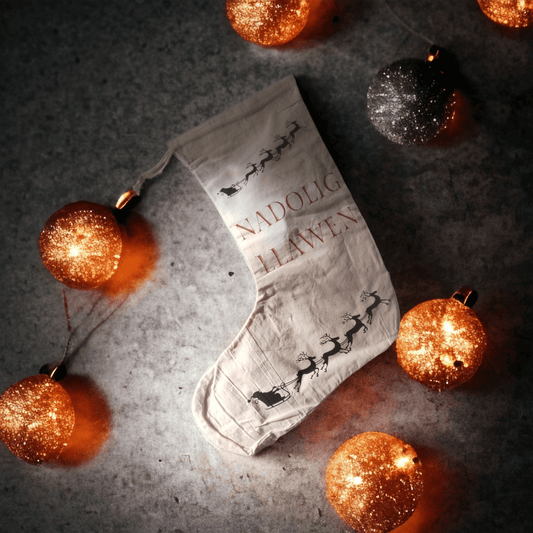 Welsh Christmas Stocking Langs