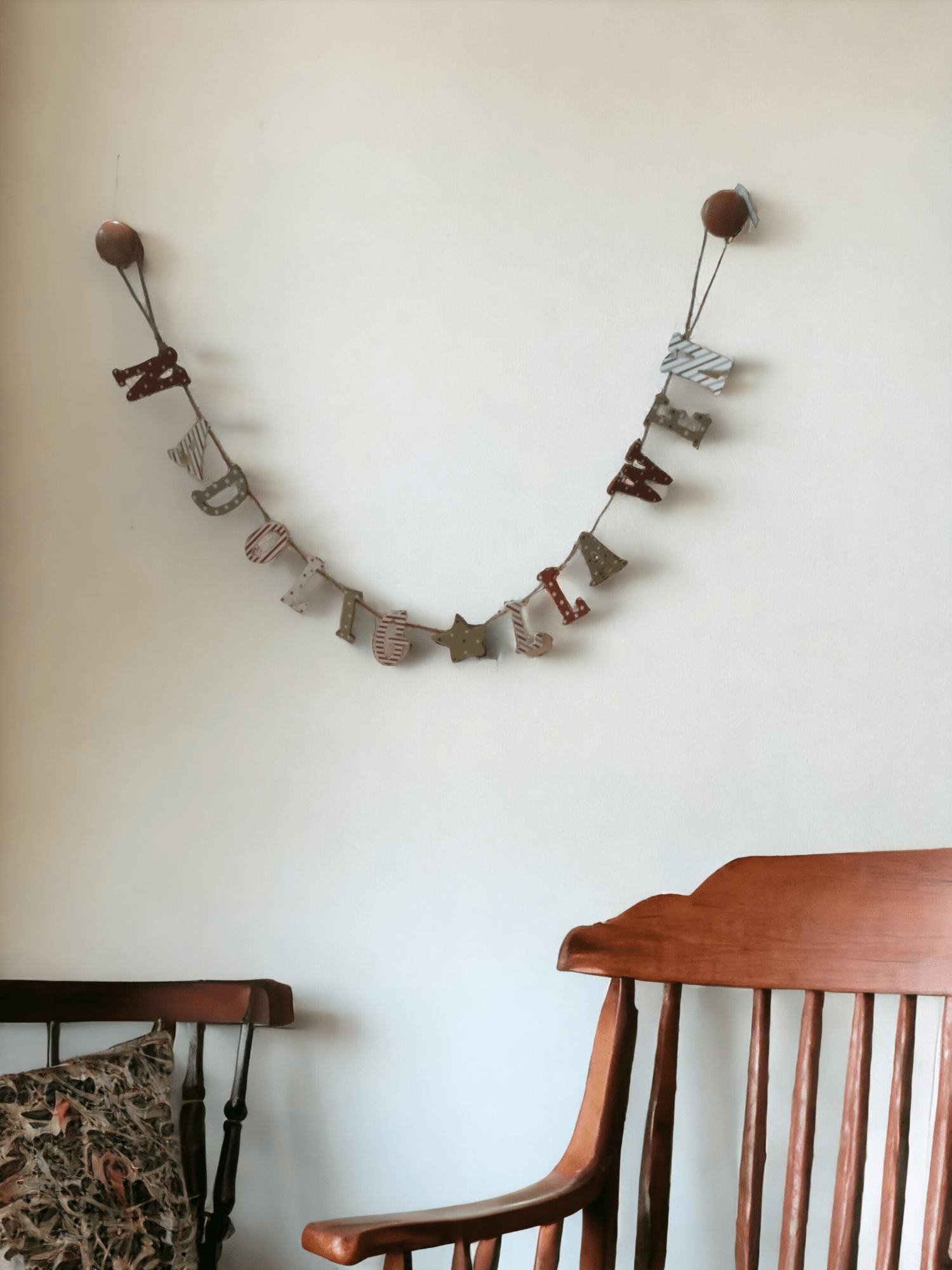 Nadolig Llawen String Decoration Langs