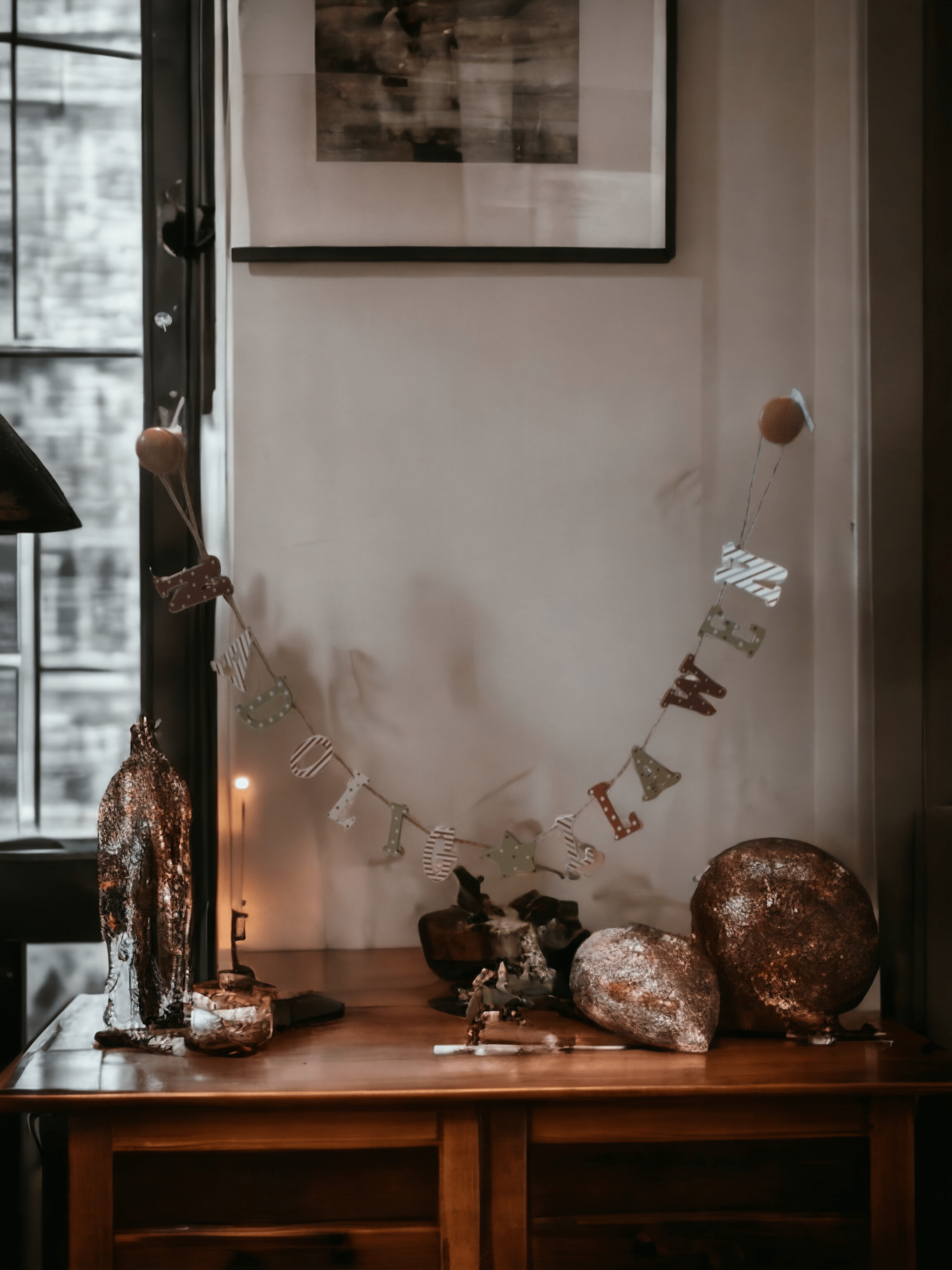 Nadolig Llawen String Decoration Langs