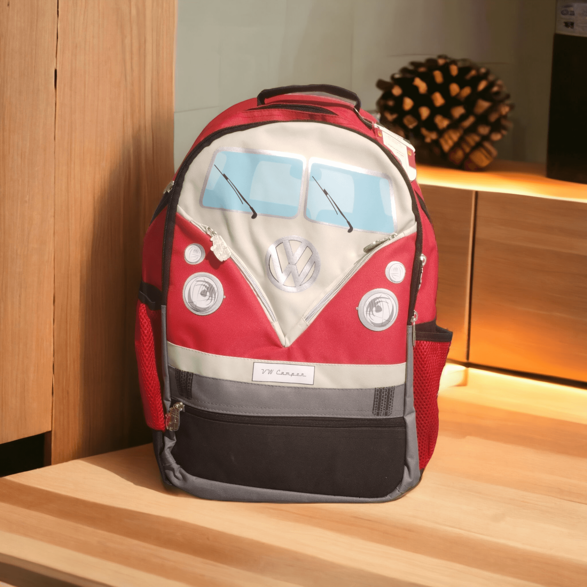 VW Camper Backpack Red VW Official Merchandise