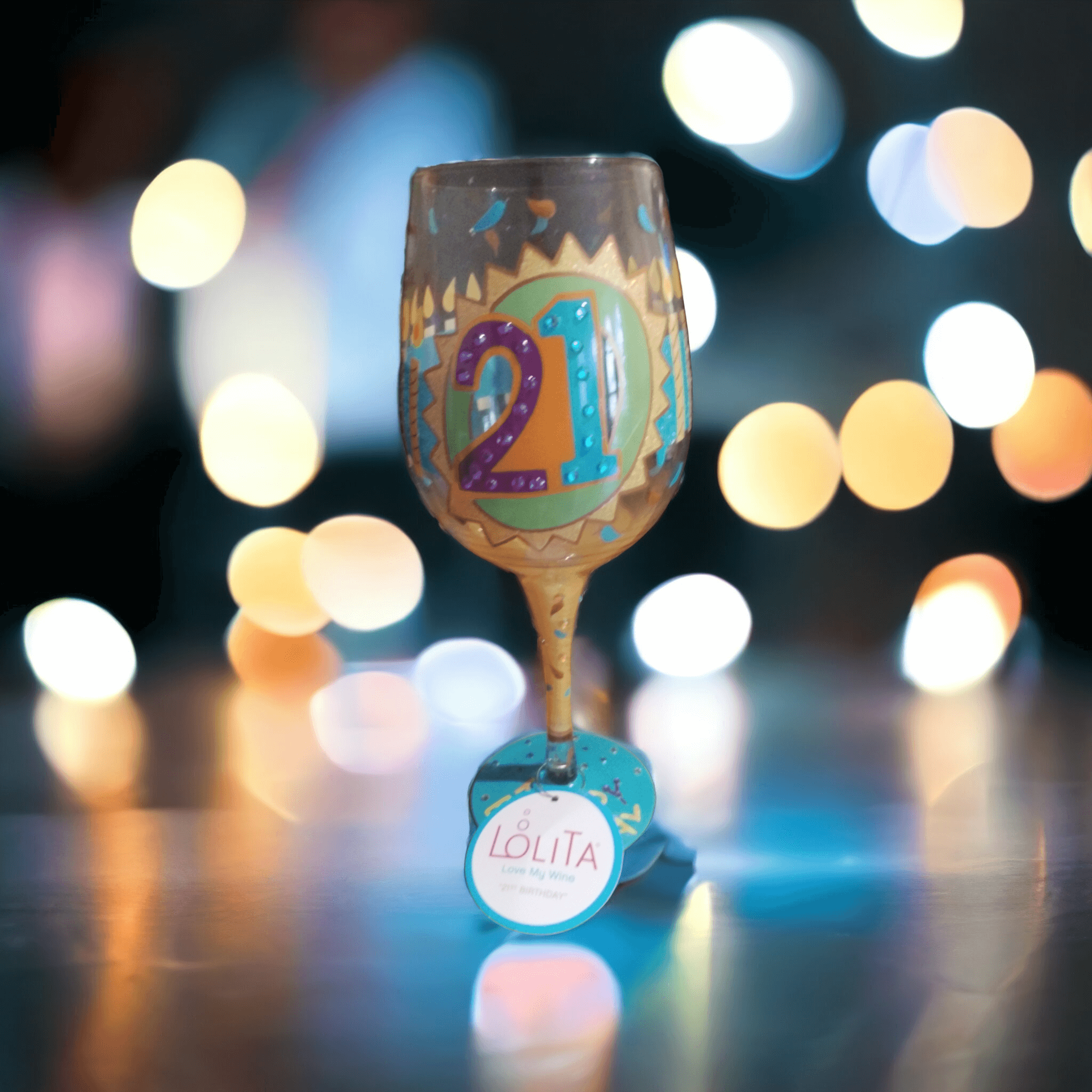 Lolita - 21st Birthday Wine Glass Lolita