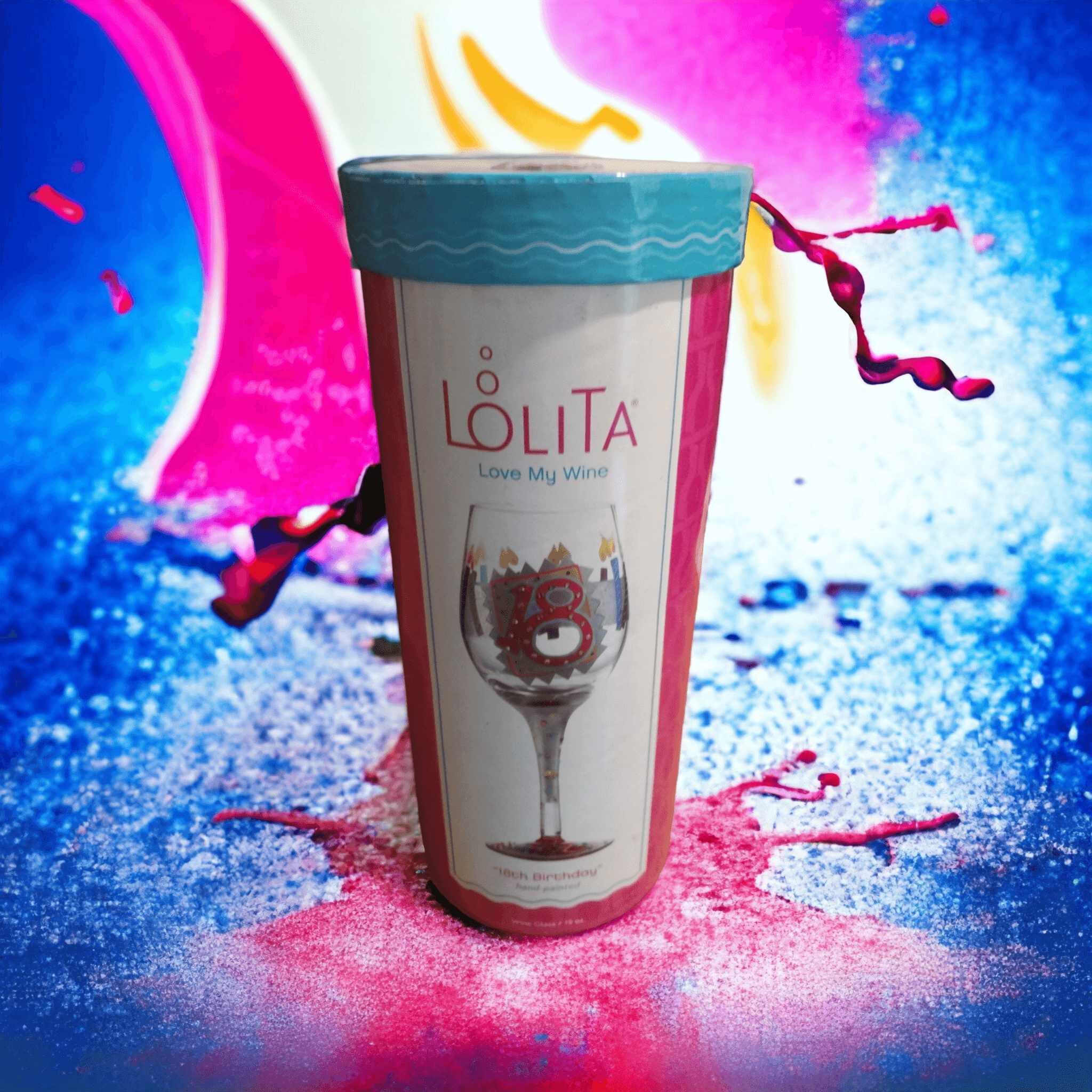 Lolita - 18th Birthday Wine Glass Lolita