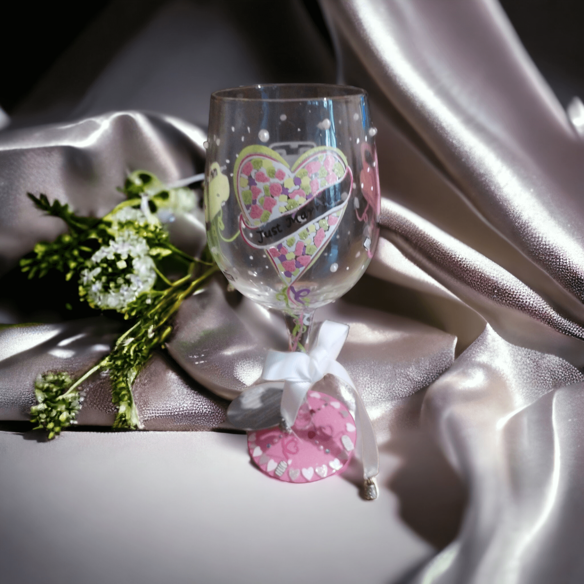 Lolita - Just Married Wine Glass Lolita