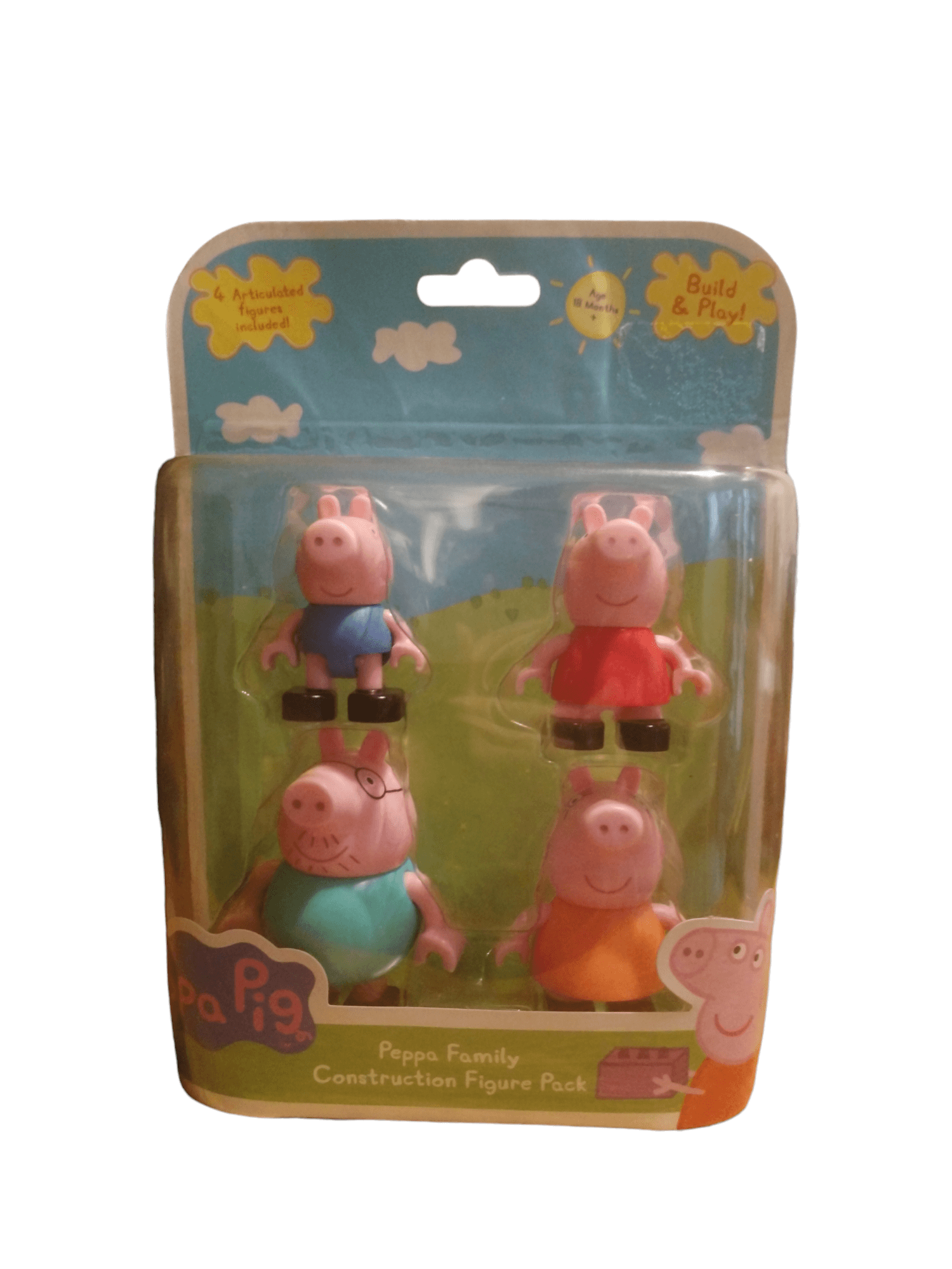 Peppa Pig - Peppa Family Construction Figure Pack Character Options Ltd