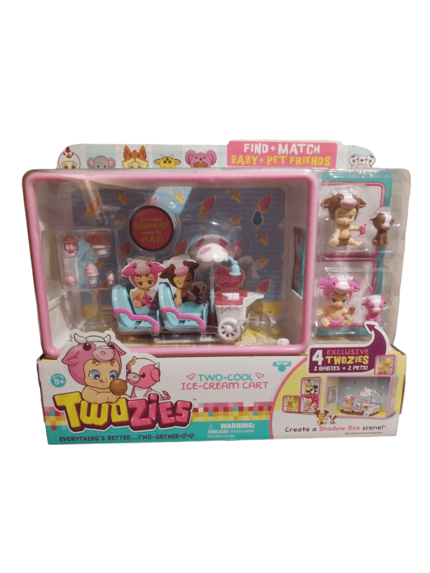 *Reduced To Clear Twosies - Two-Cool Ice-cream Cart Playset The Moose Group