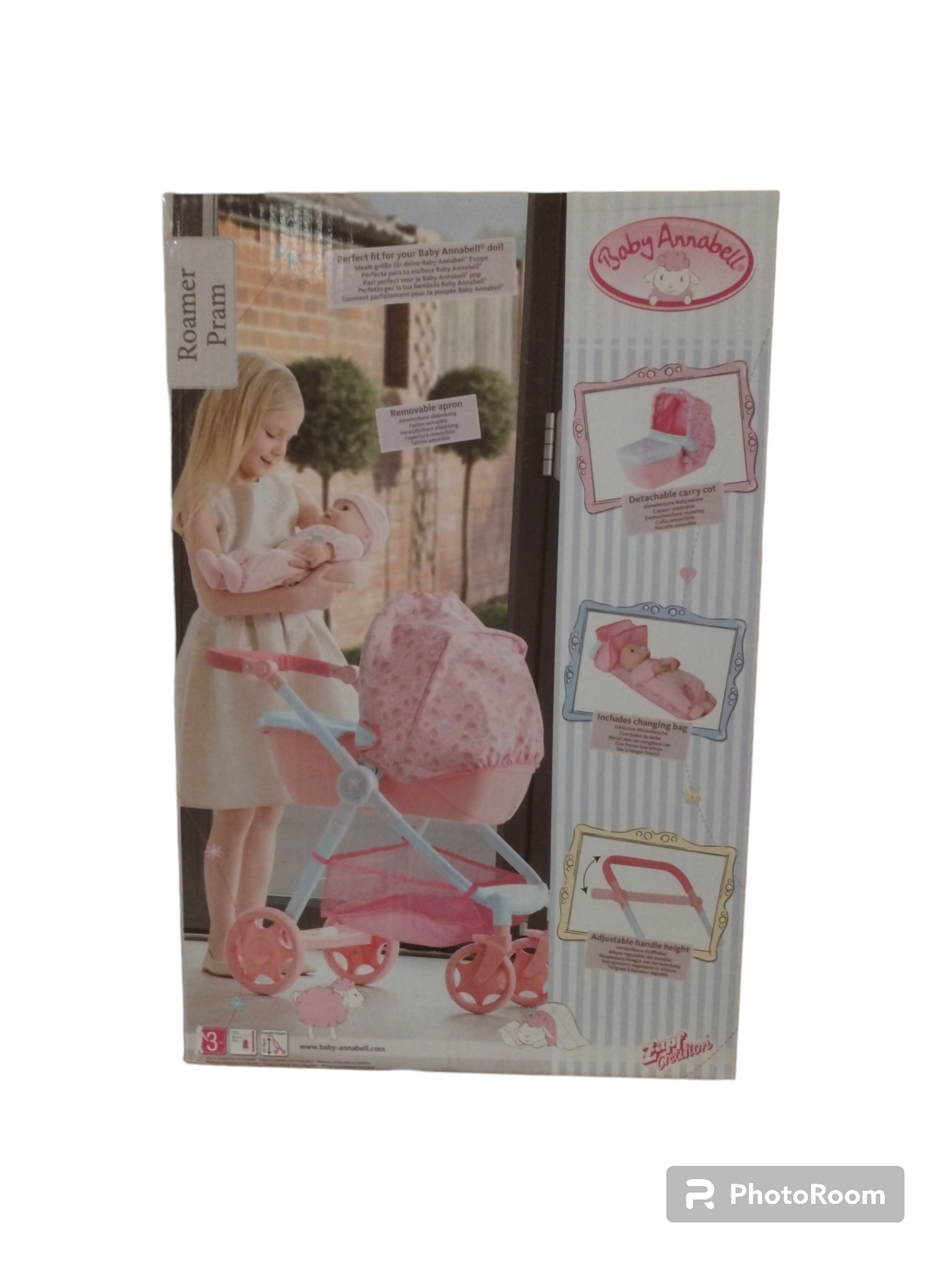 Zapf Creations Baby Annabell Toy Roamer Pram