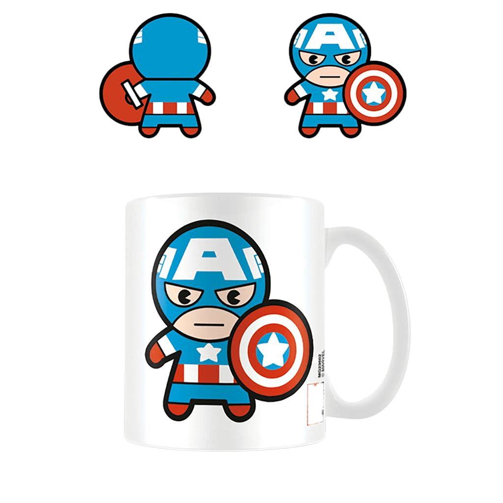 Marvel Kawaii Captain America Mug Pyramid International