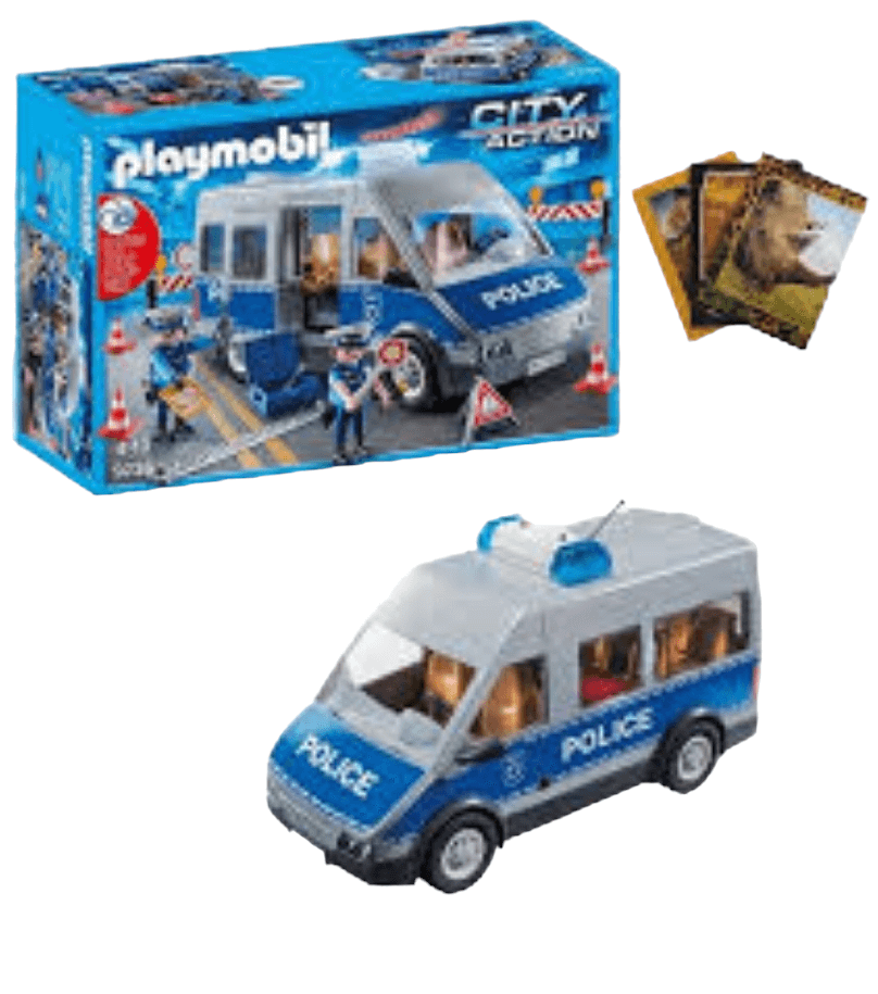 Playmobil 9236 city action traffic deals police van