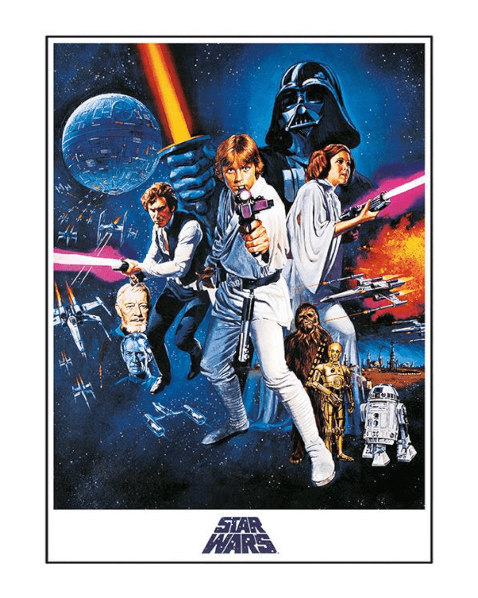Star Wars Episode IV A New Hope Wall Decor Art 40cmx50cm Pyramid International