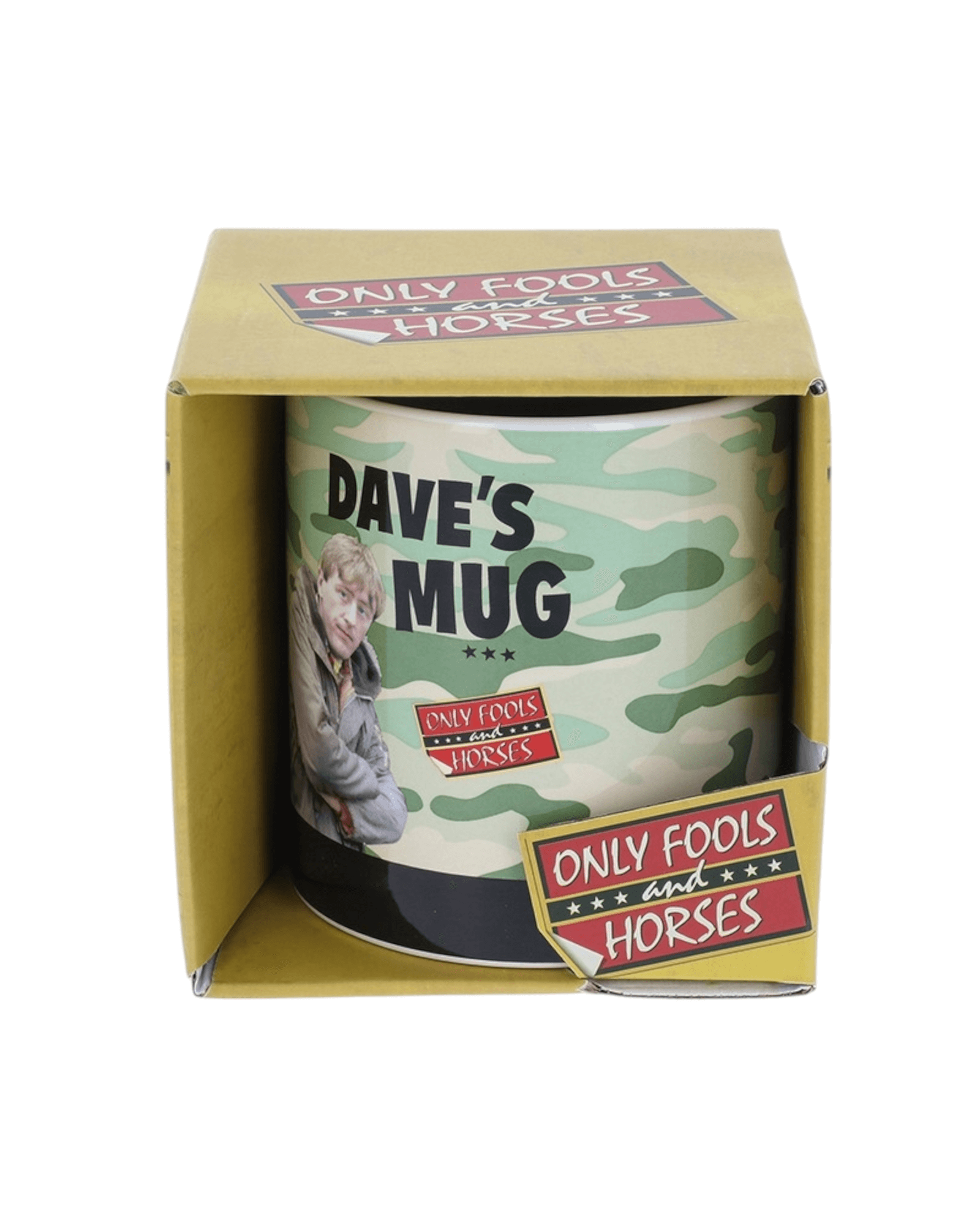 Only Fools And Horses - Daves Boxed Camo Mug Expressions