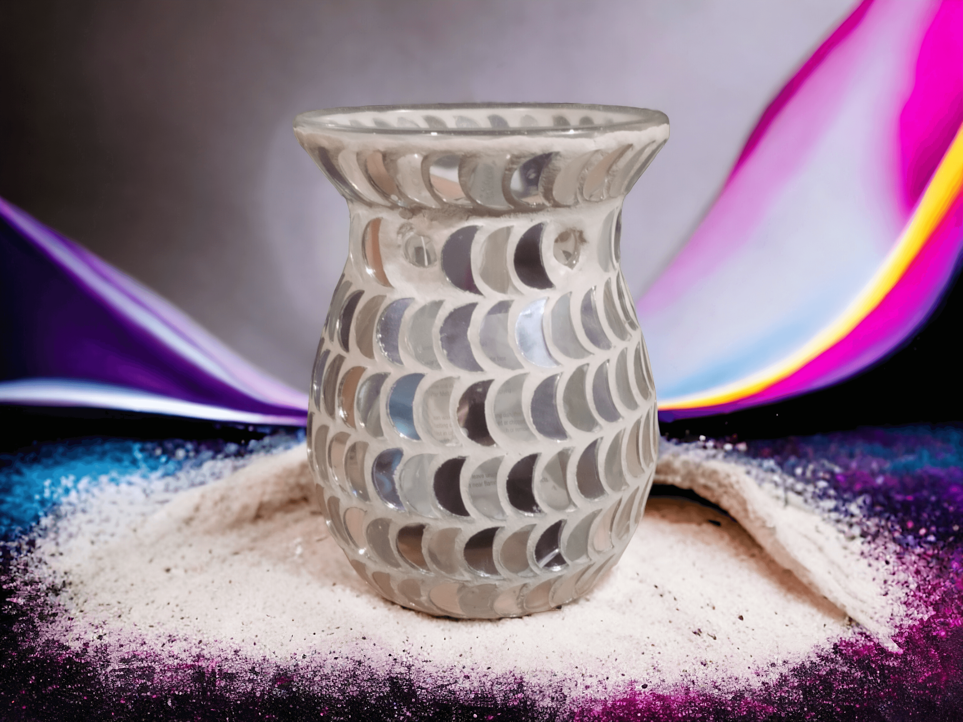 Woodwick Silver Moonlight Wax Melt Burner Woodwick