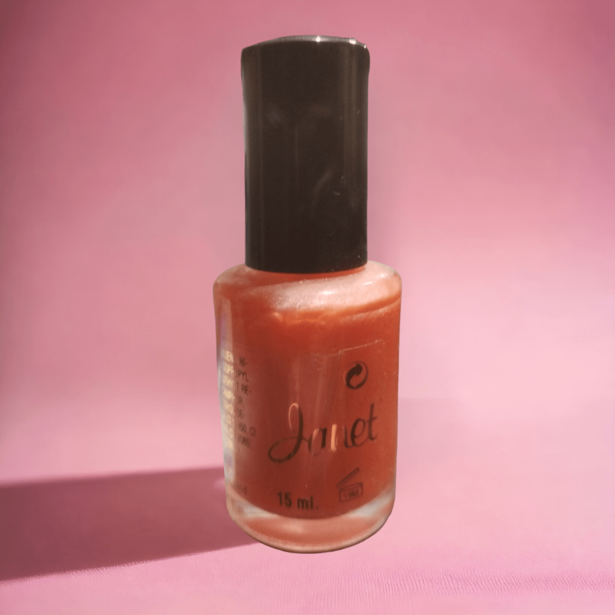 Janet Luxury Nail Polish Peach Pink Janet
