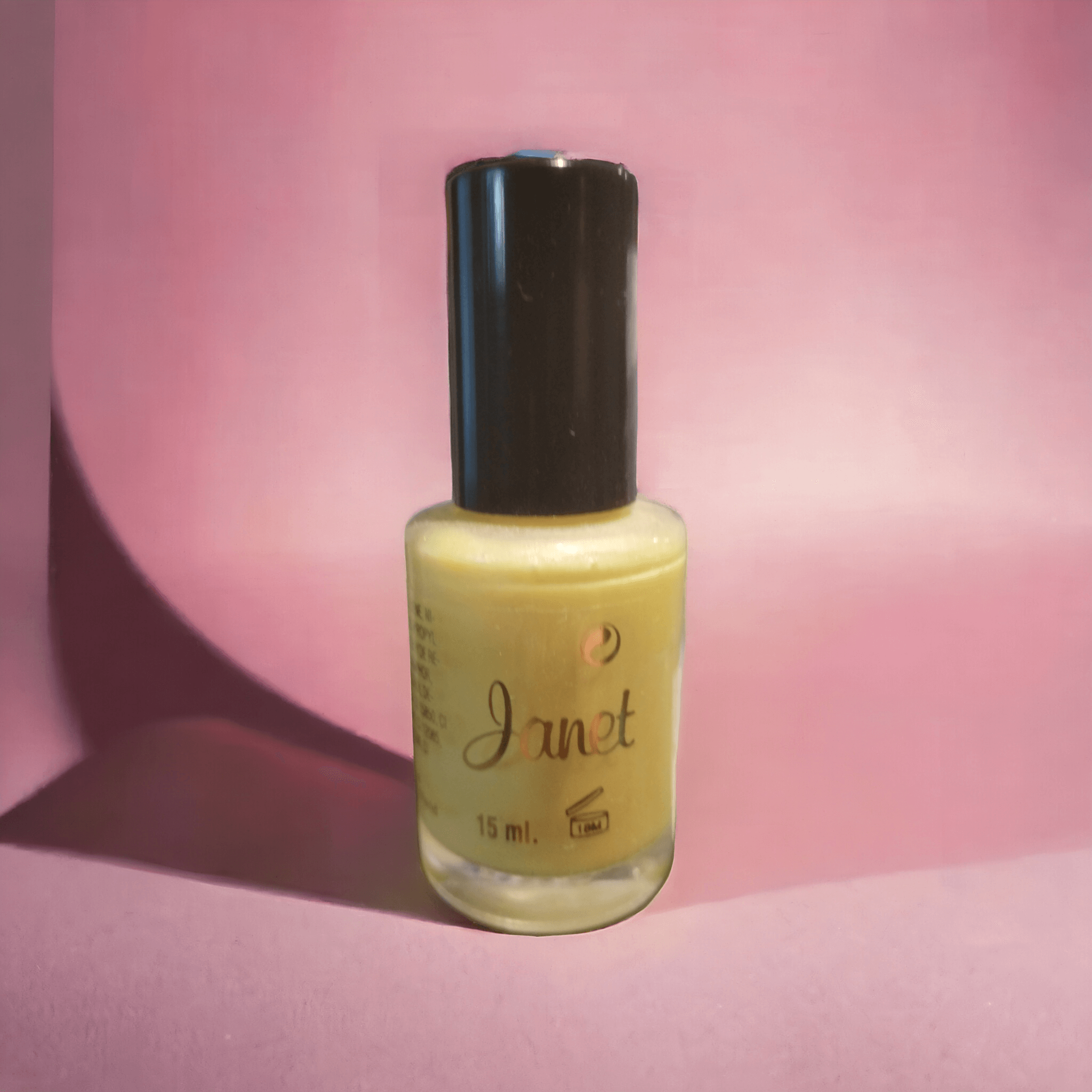Janet Luxury Nail Polish Bright Yellow Janet
