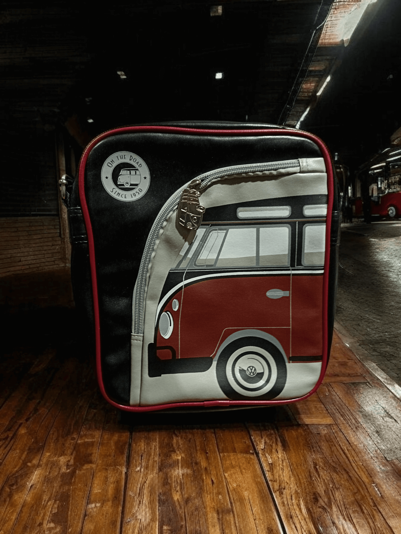 Official VW Collection Classic Shoulder Bag Red/Black VW Official Merchandise