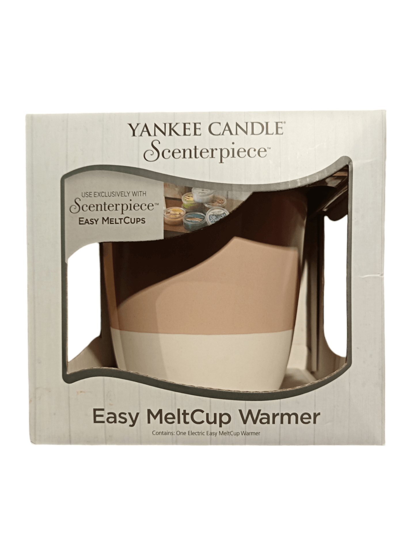 Yankee Candle - Centerpiece easy meltcup warmer Warm Beige Yankee Candle
