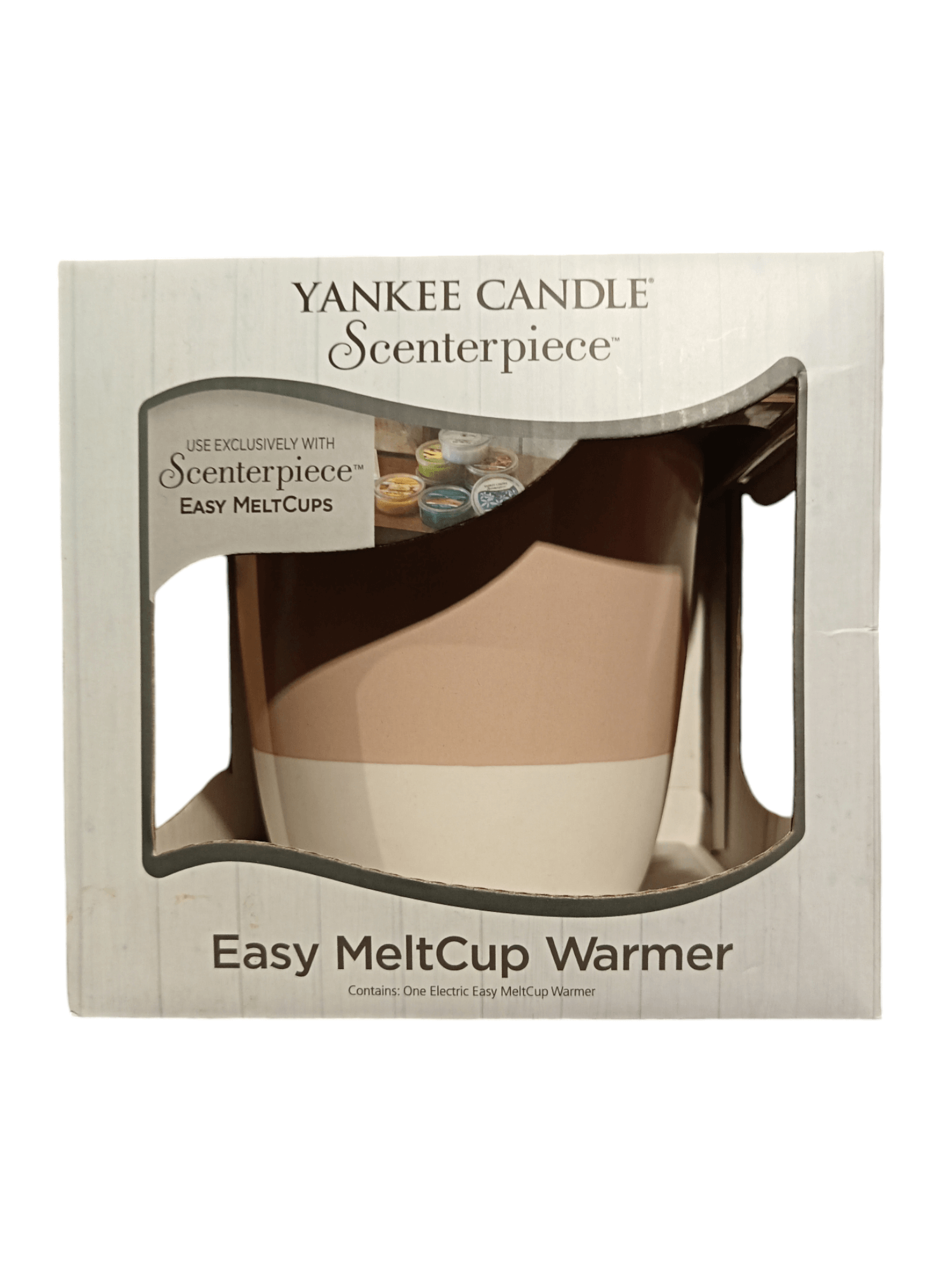 Yankee Candle - Centerpiece easy meltcup warmer Warm Beige Yankee Candle