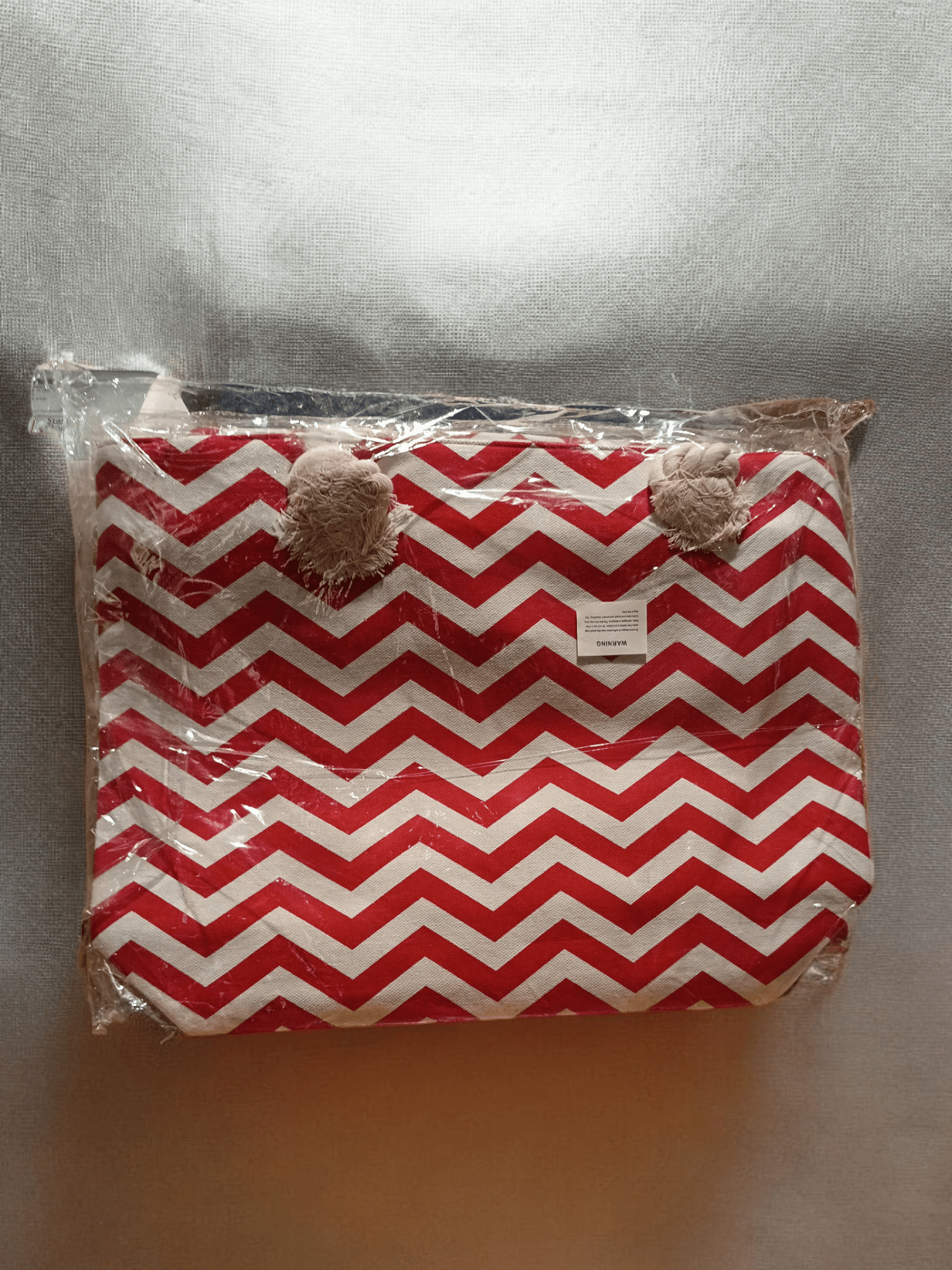 Large Red Tote Shopping Bag The Imagination Shop