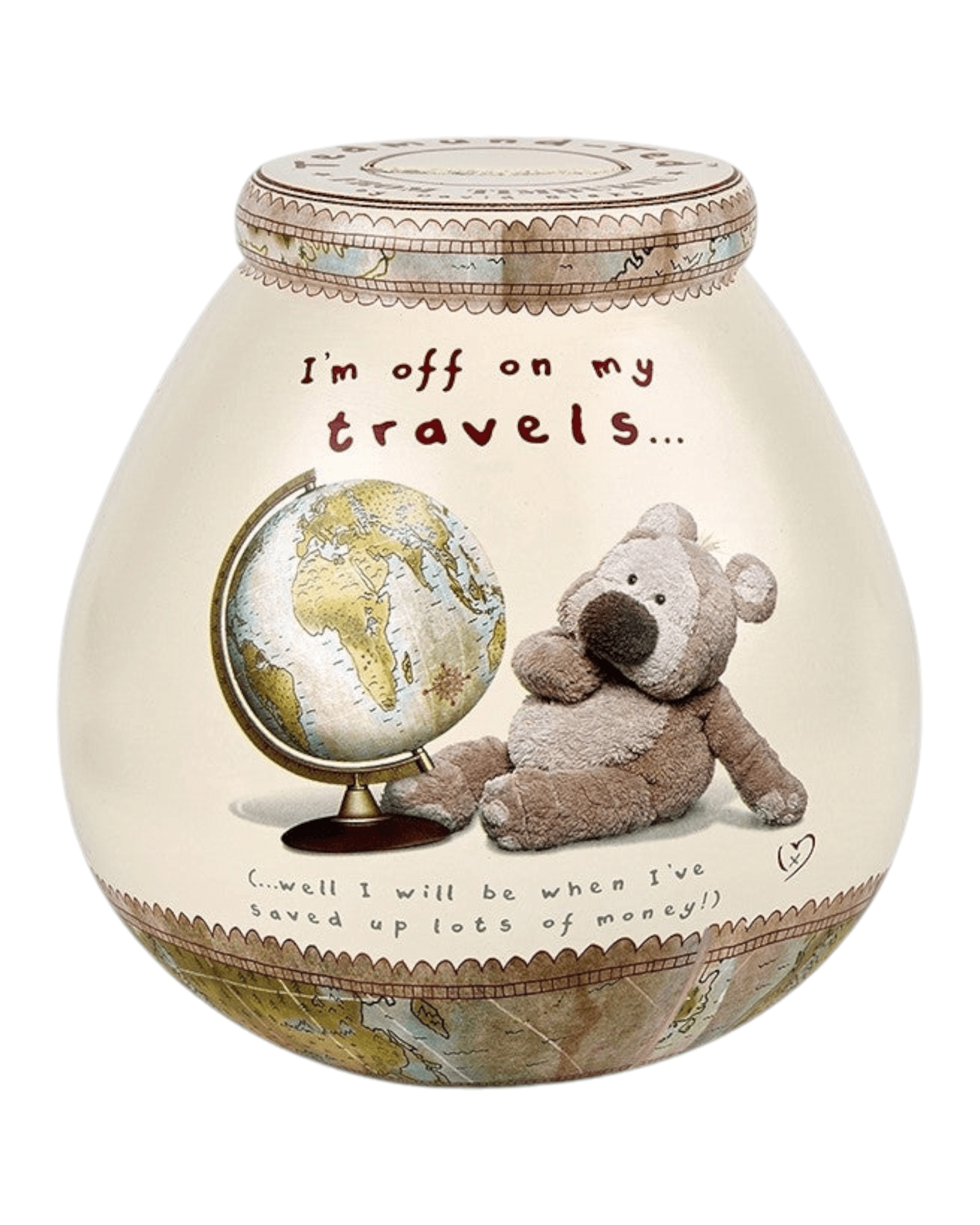 Pot Of Dreams - Boofle Travel Money Bank Expressions