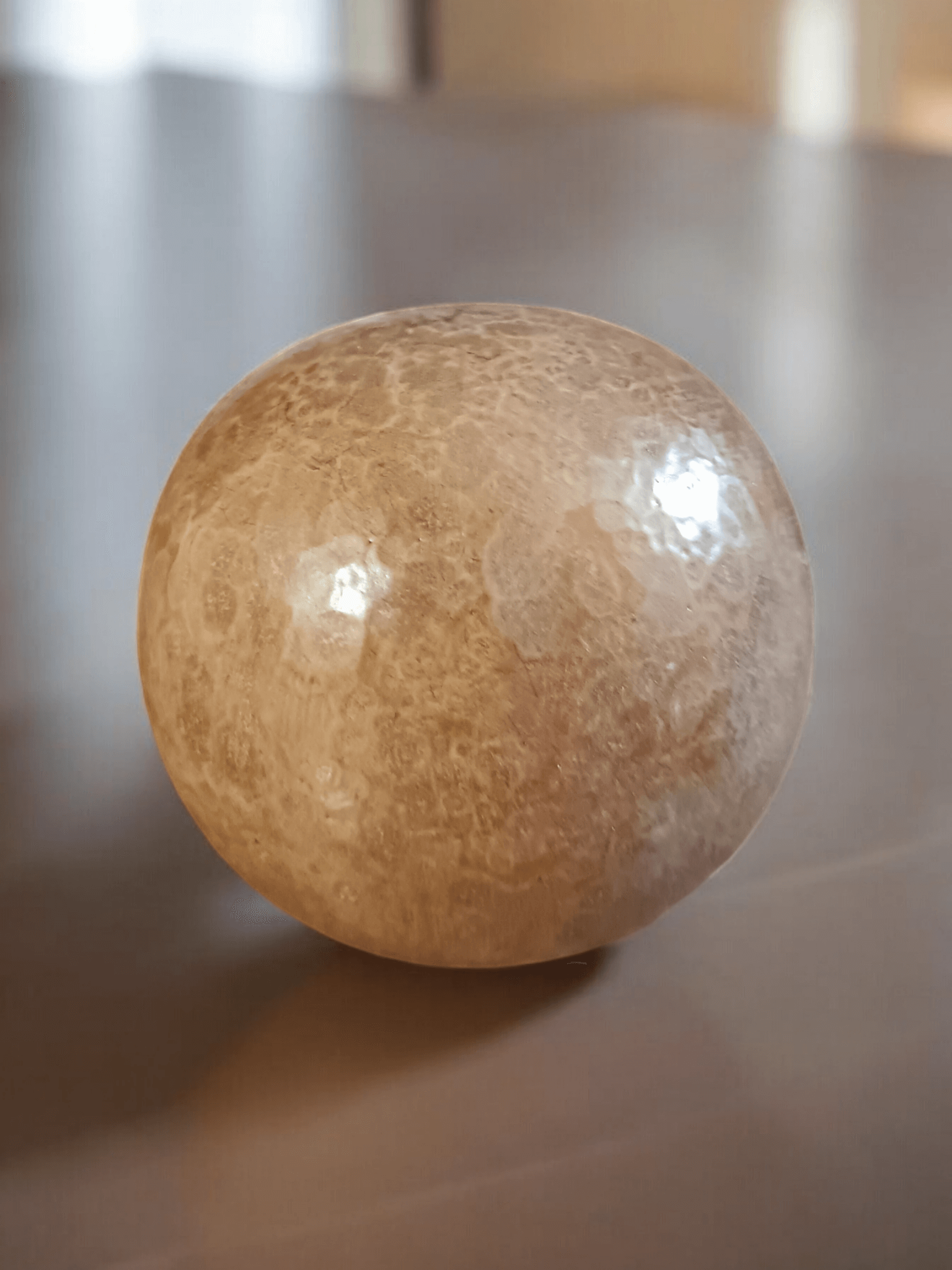 Rustic Brown Decorative Home Decor Ceramic Sphere Stone the Crows