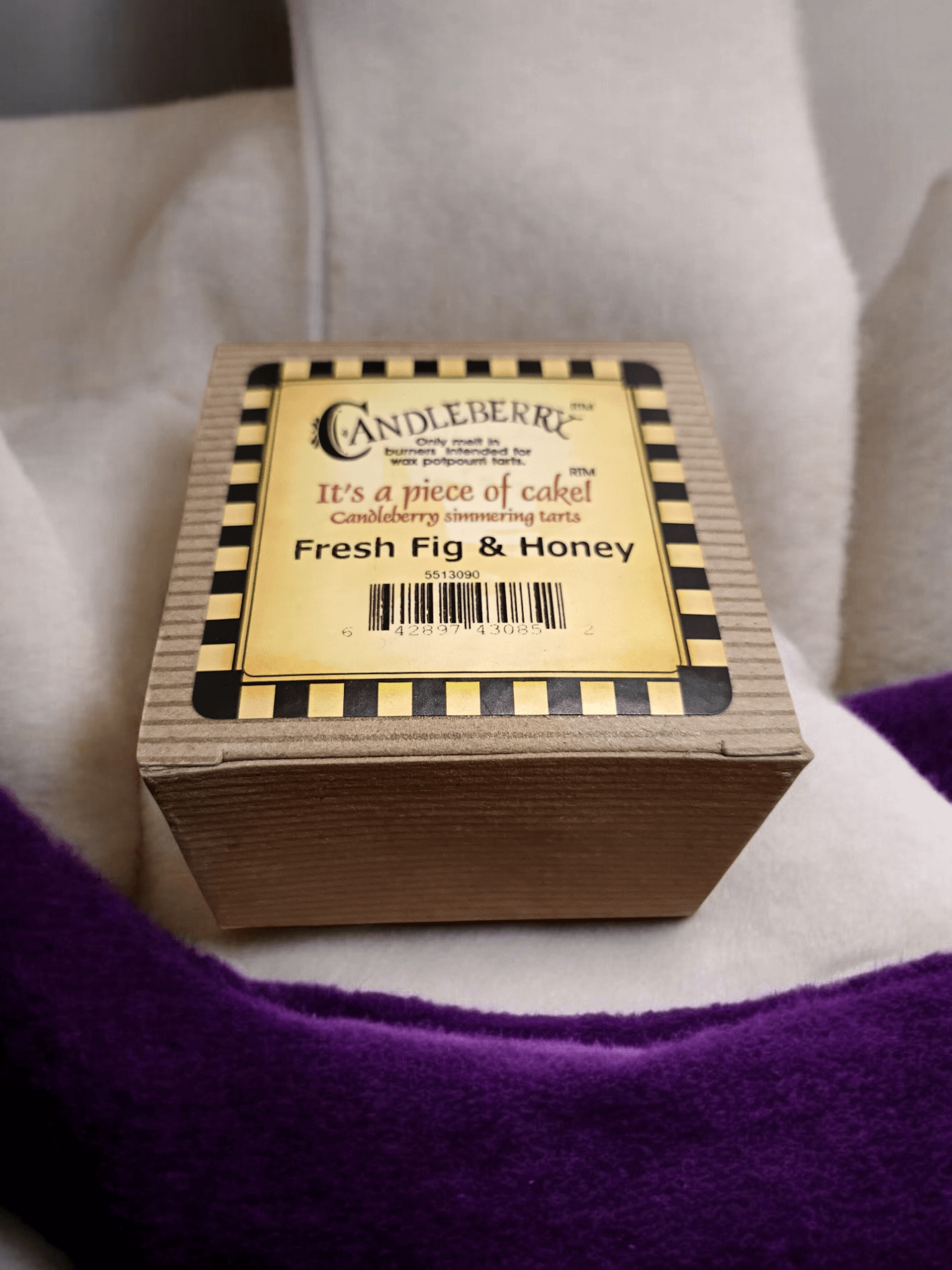 The Candleberry Co - Fresh Fig and Honey Wax Melts Breaker Pack x 6 Candleberry