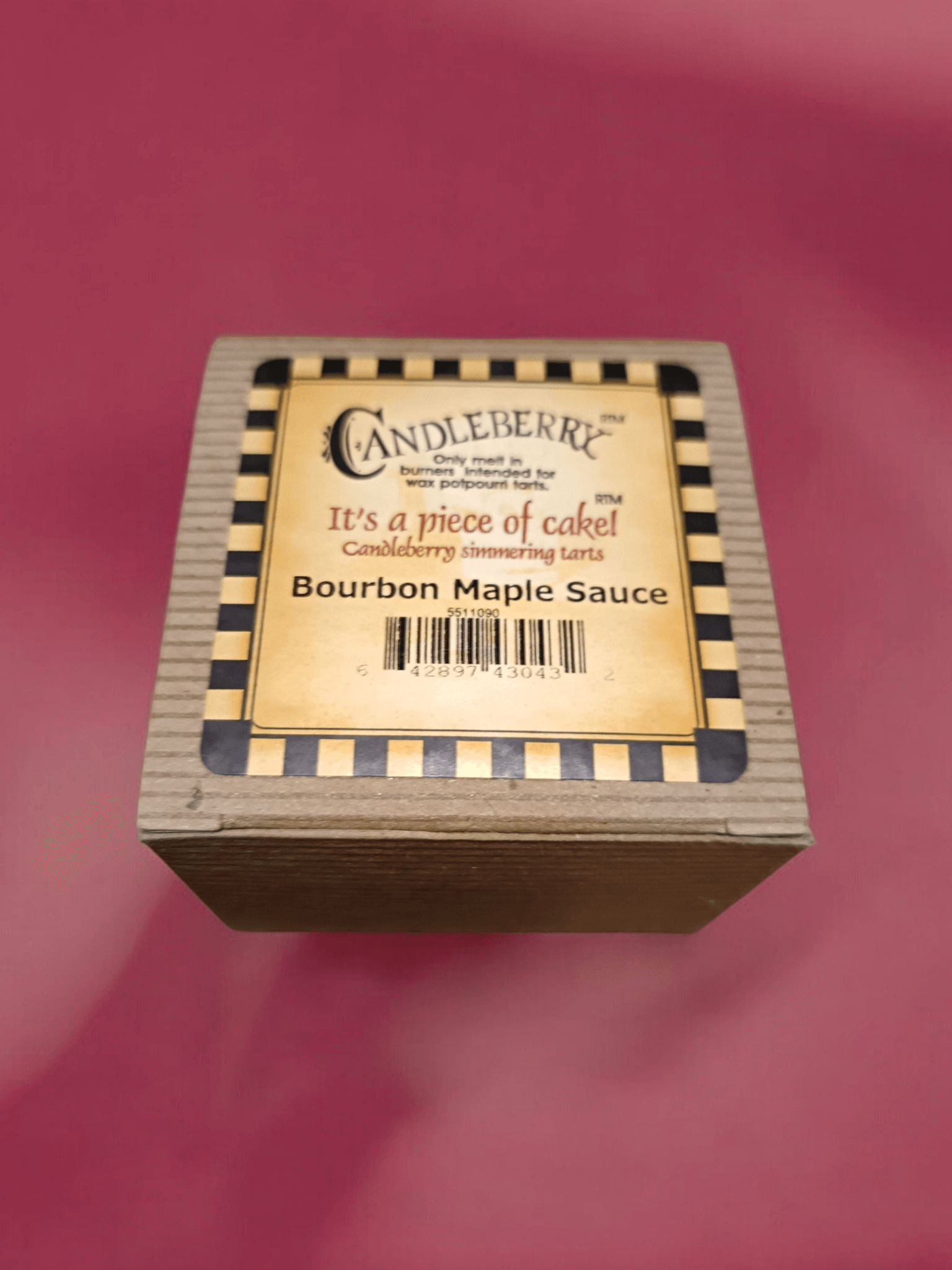 The Candleberry Co - Bourbon Maple Sauce Wax Melts Breaker Pack x 6 Candleberry