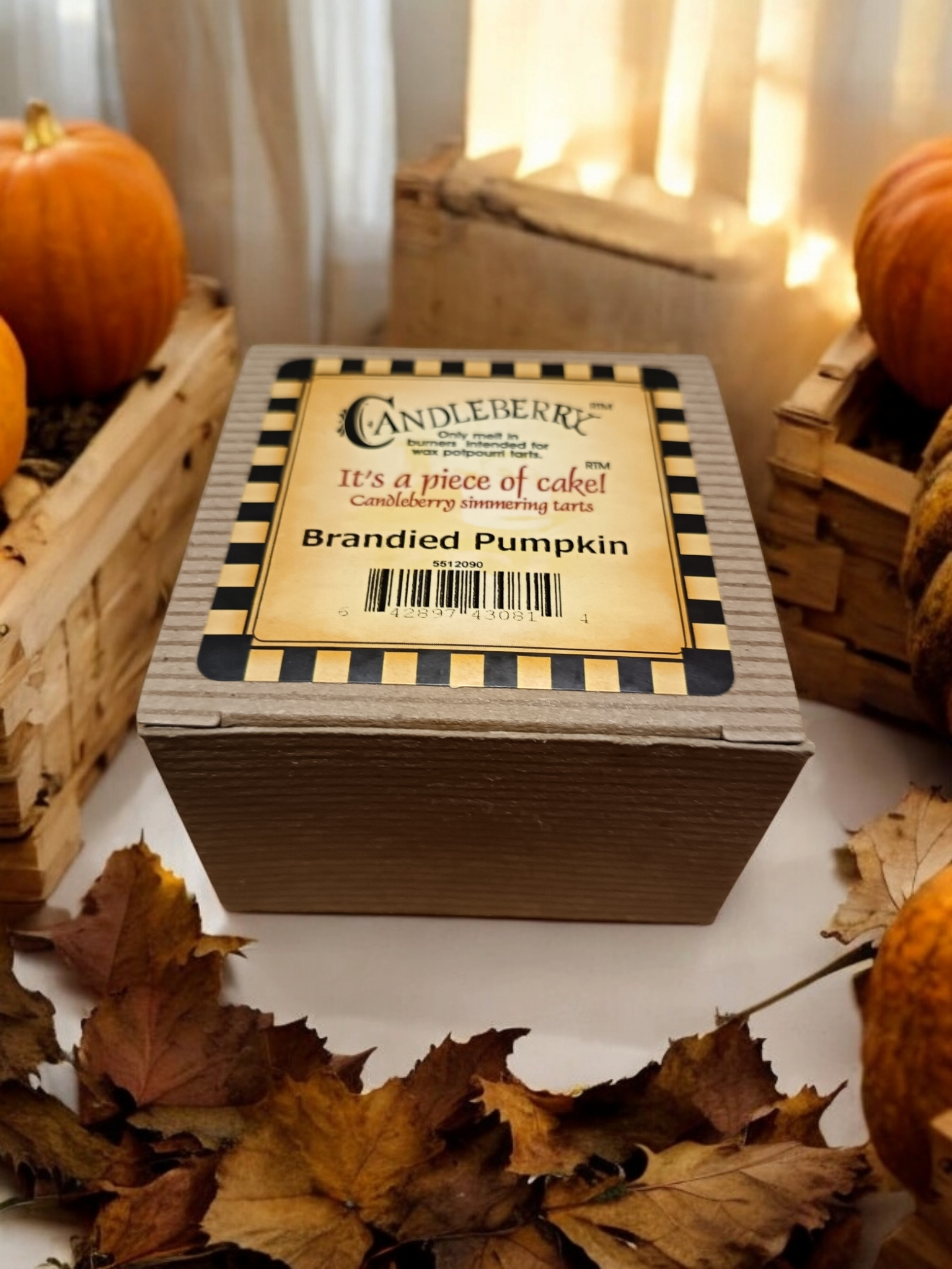 Candleberry - Brandied Pumpkin Wax Melts Candleberry