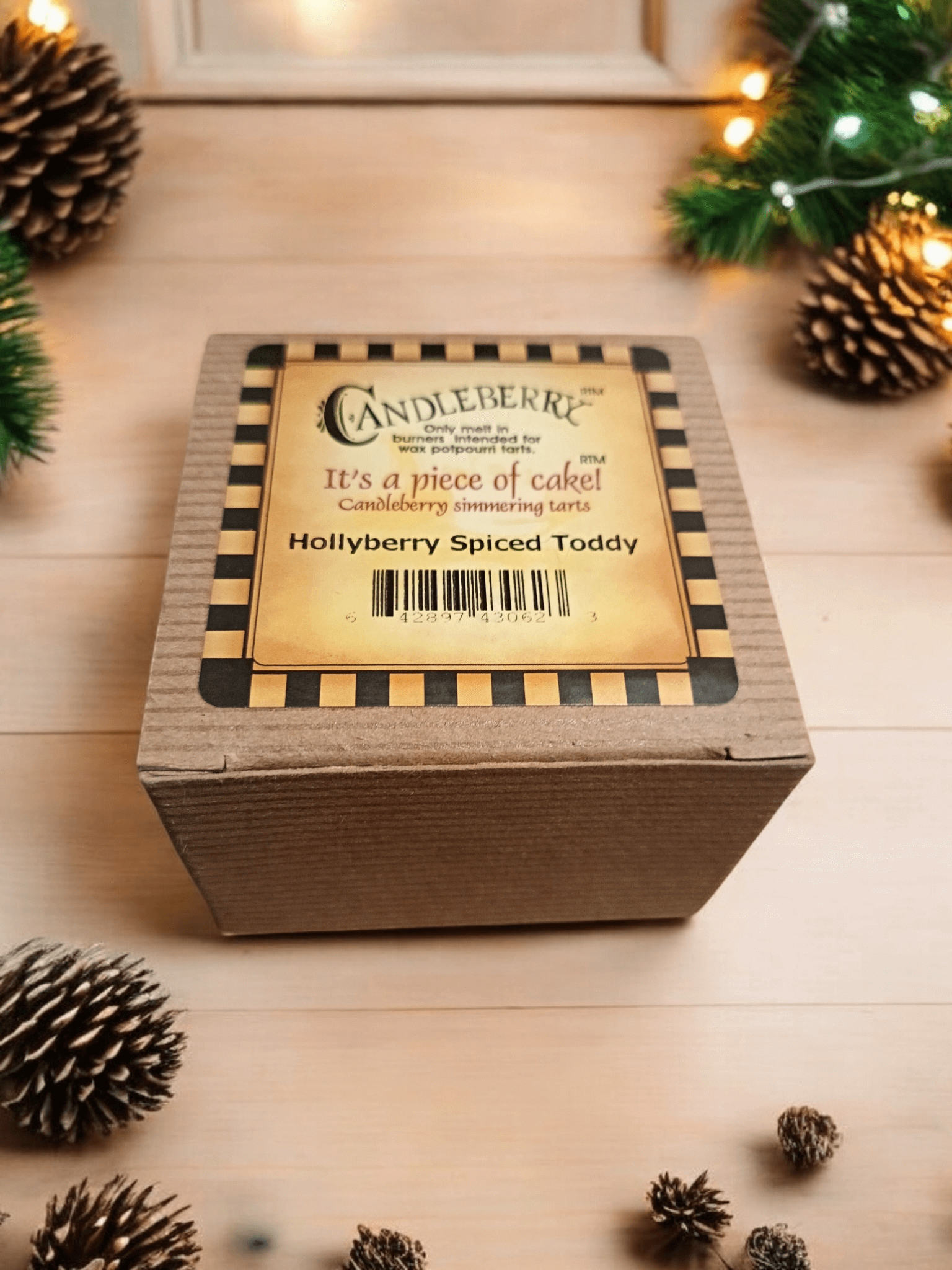 Candleberry Hollyberry Spiced Toddy Wax Melts Candleberry