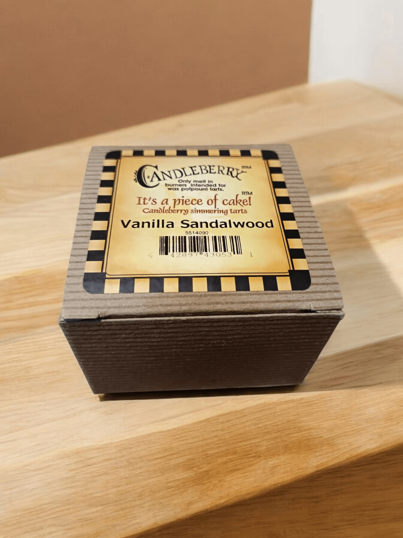 Candleberry Vanilla Sandalwood Wax Melts Candleberry