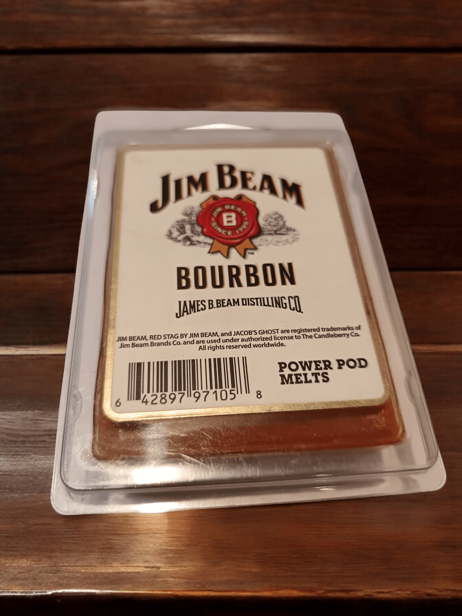 Jim Beam - Bourbon Power Pod Wax Melts Breaker Pack x 6 Candleberry