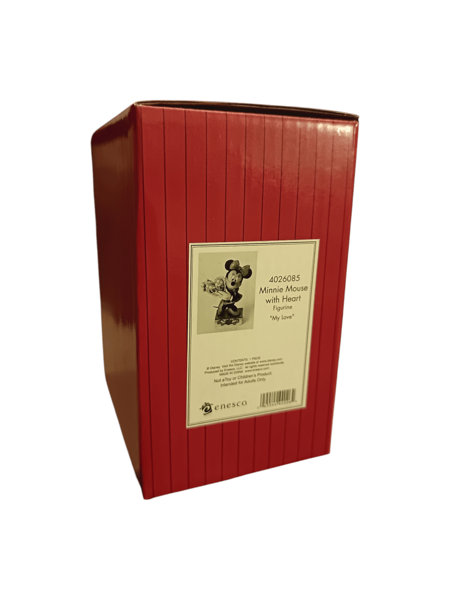 Enesco Disney Showcase Collection by Jim Shore Minnie Mouse With Heart 'My Love' Figurine Enesco