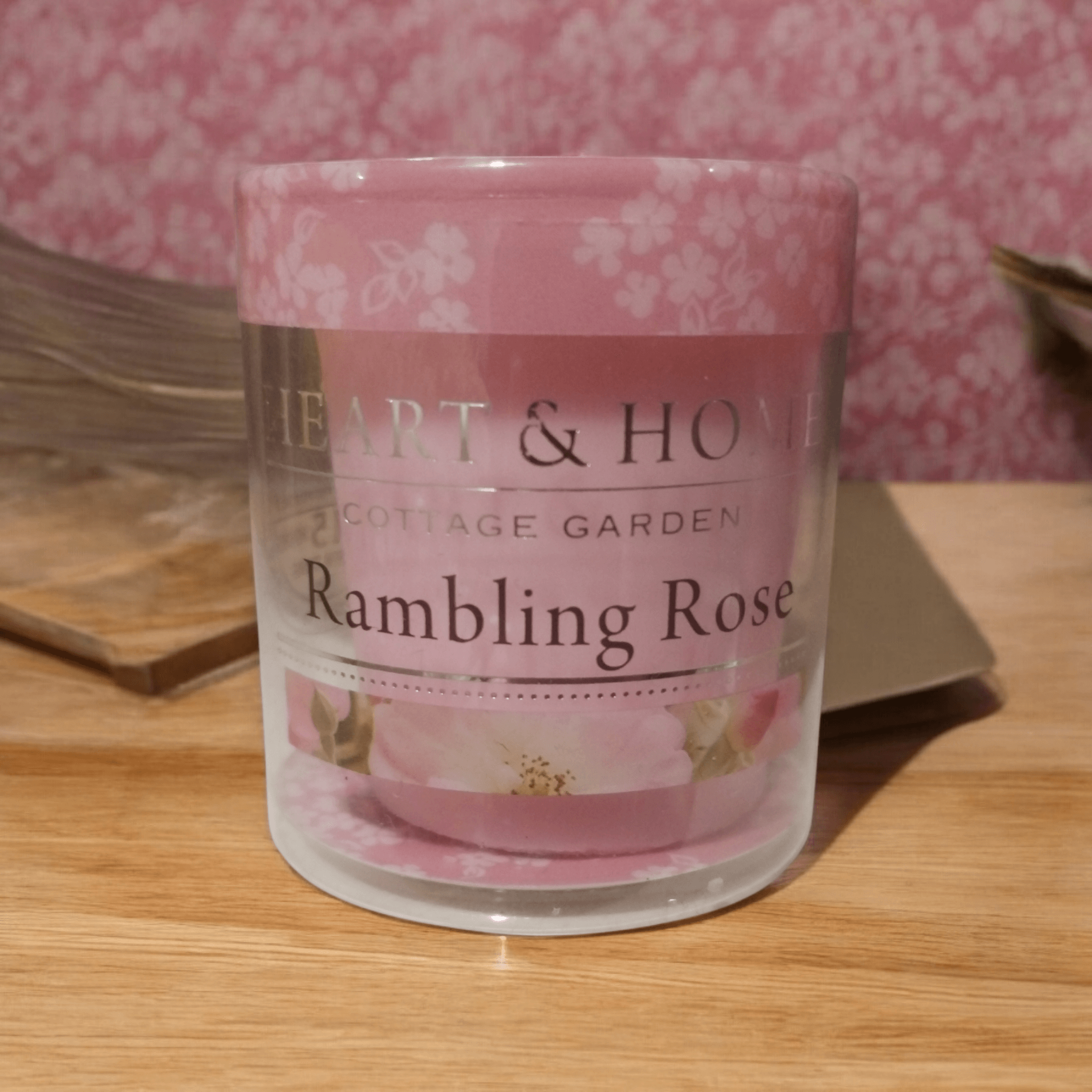 Heart and Home Rambling Rose Votive Size Scented Candle Heart & Home
