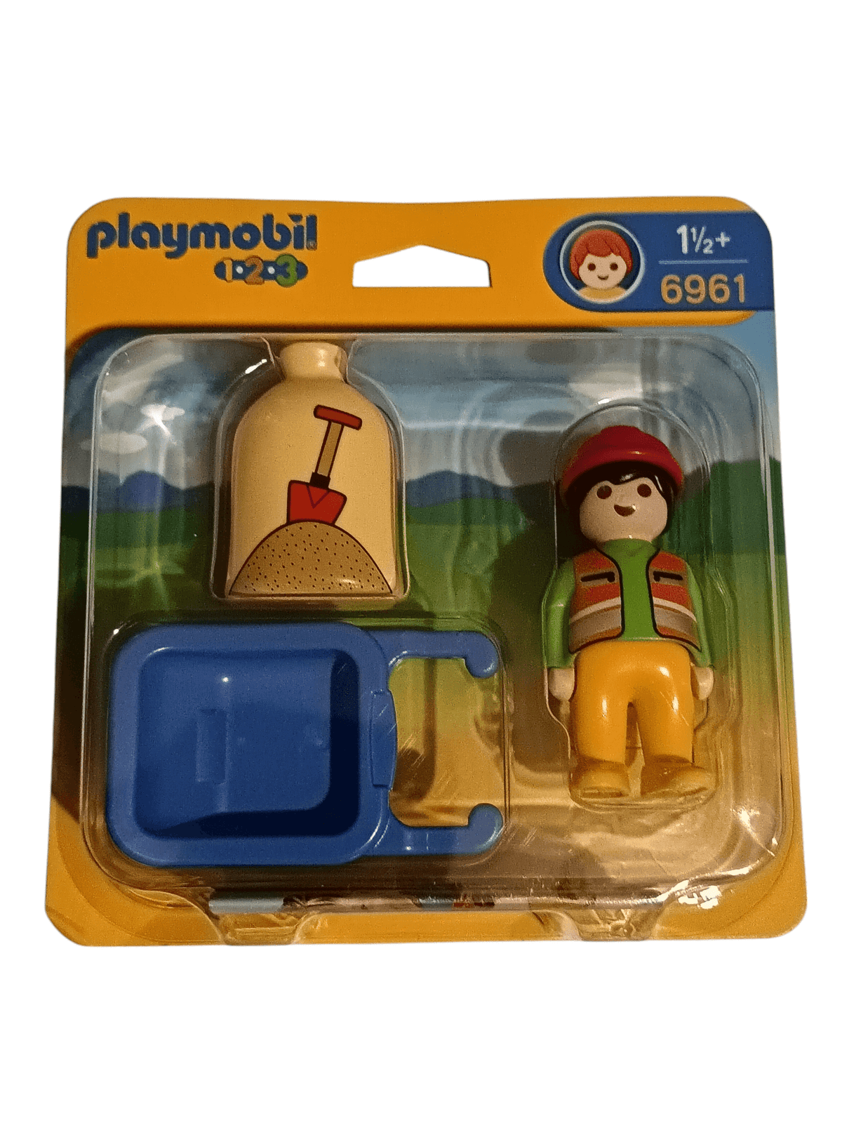 Playmobil 123 - Labourer Figure and Accessories 6961 Playmobil