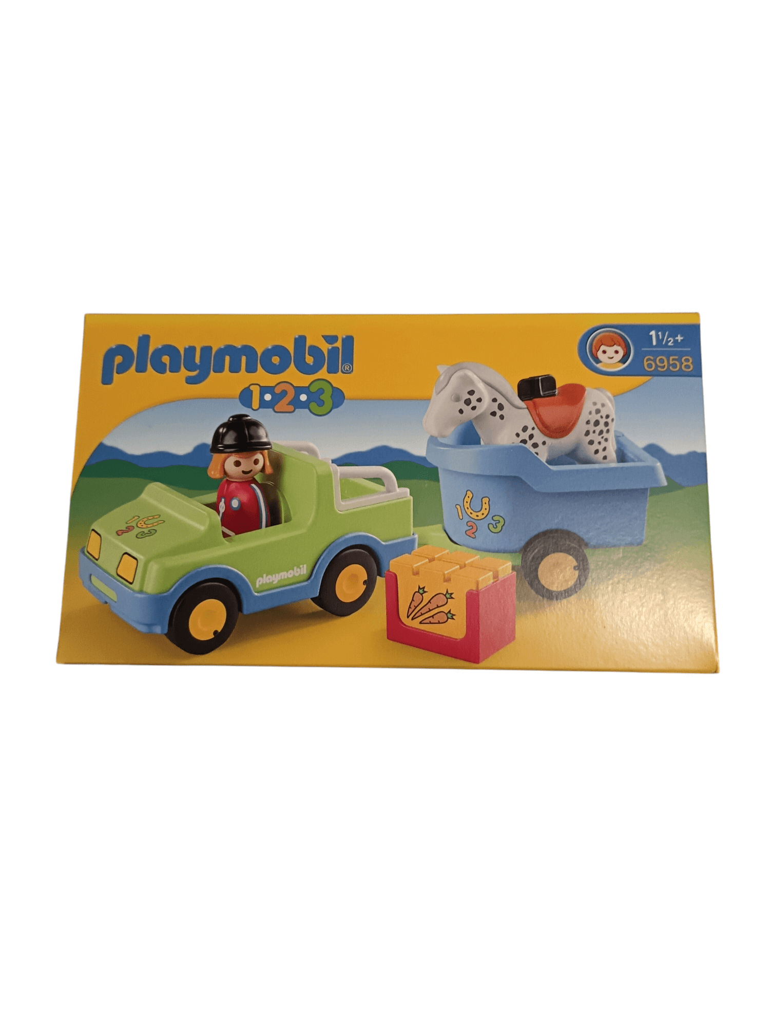 Playmobil 123 Car & Horse Trailer 6958 Playmobil