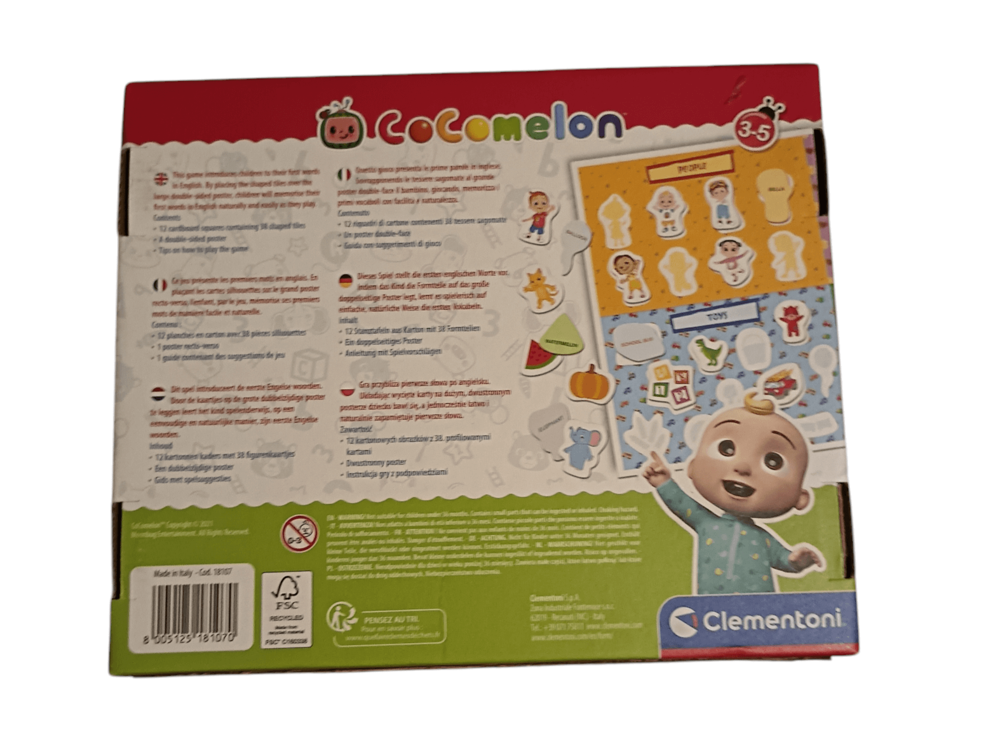 CocoMelon English Words Learning Game Clementori