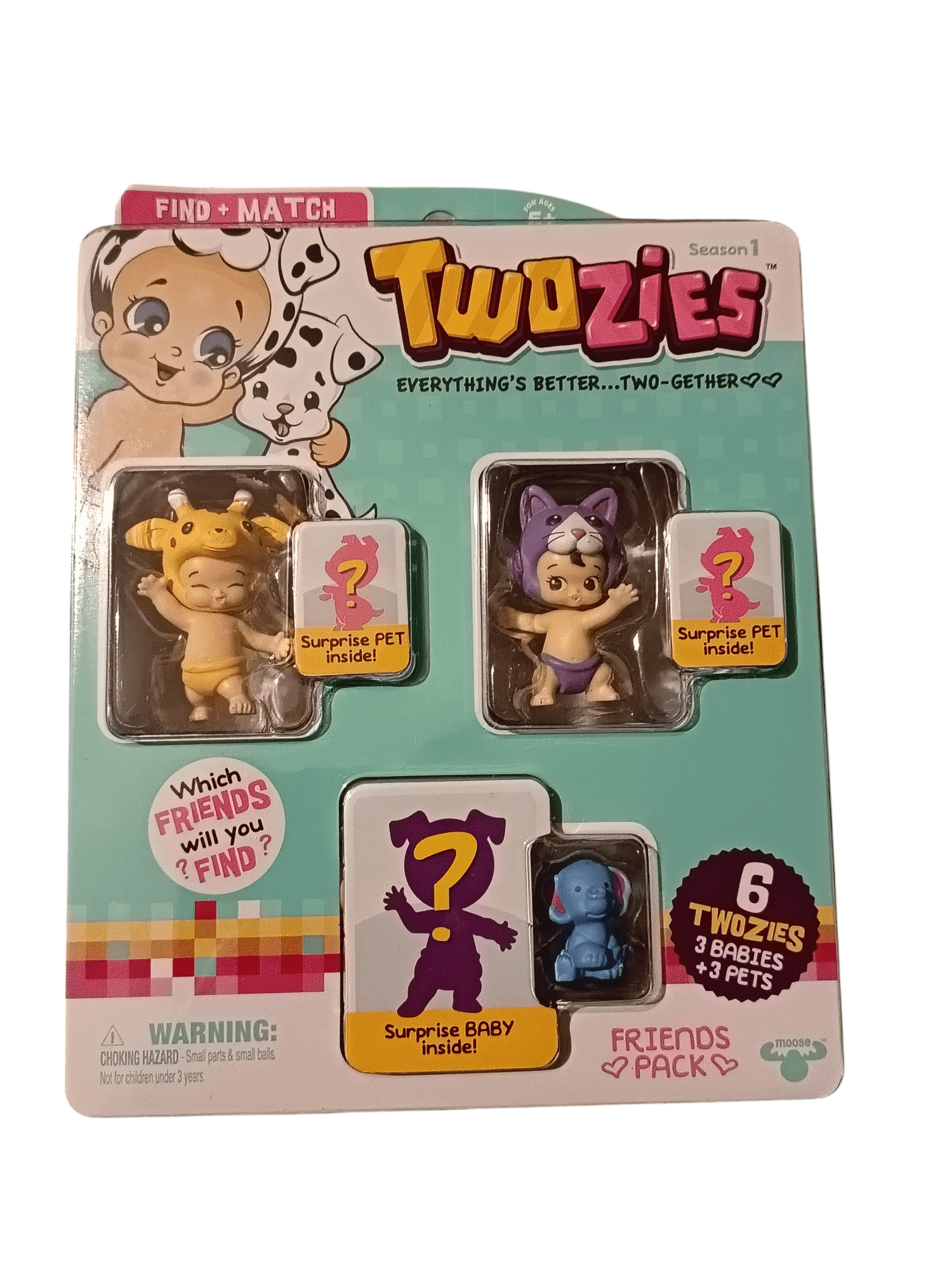 *Reduced To Clear Twosies - Series 1 Friends Pack Character Options Ltd