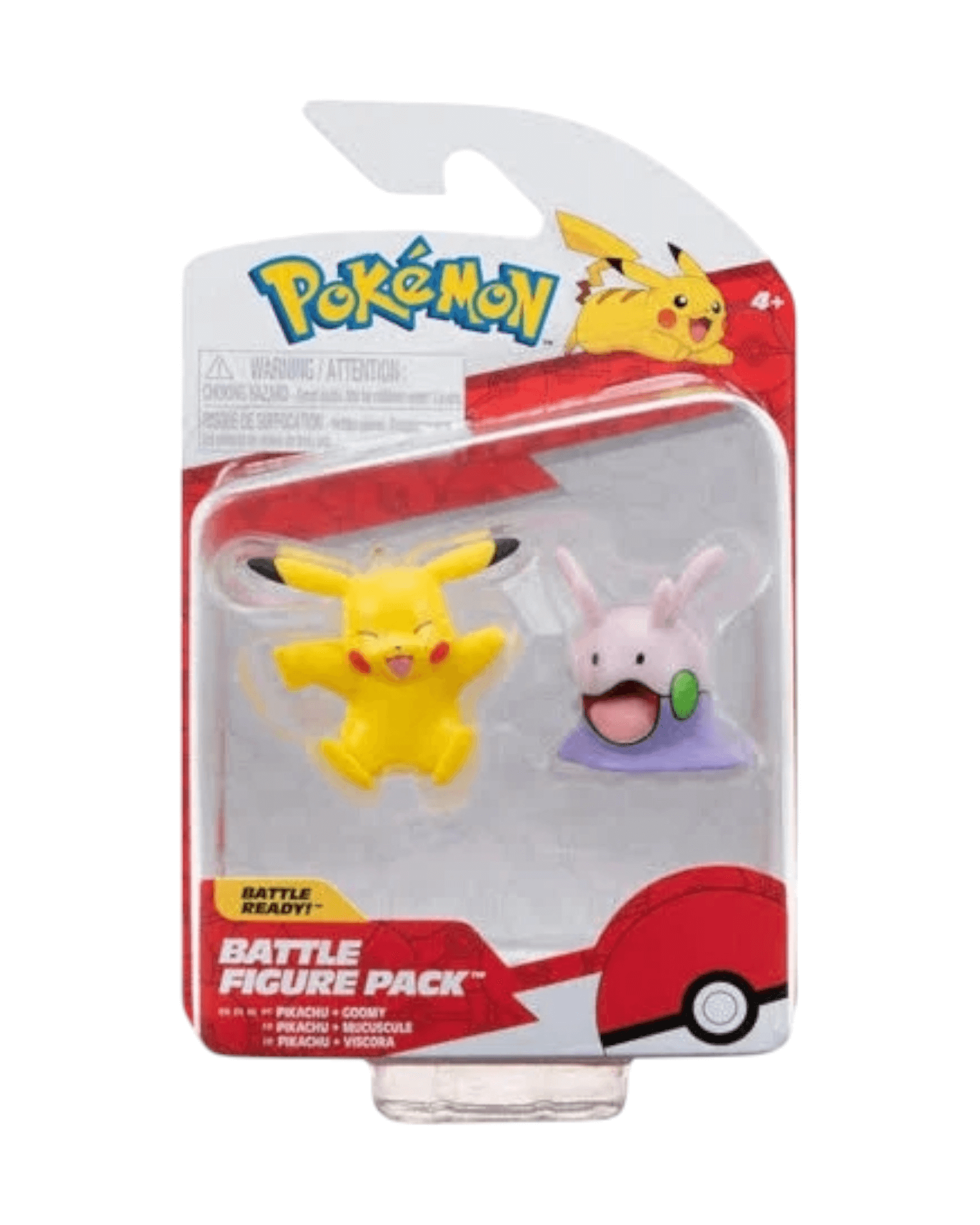 Pokémon Pikachu & Goomy Battle Figure Pack Jazwares