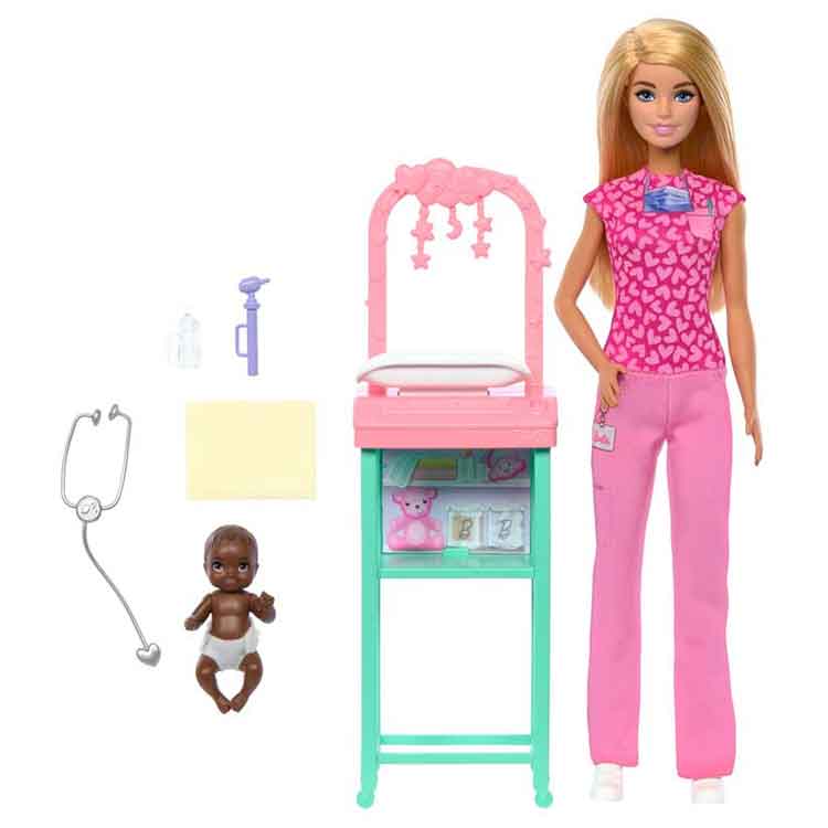 Barbie Nurturing Baby Doctor Playset AJ Toys & Books