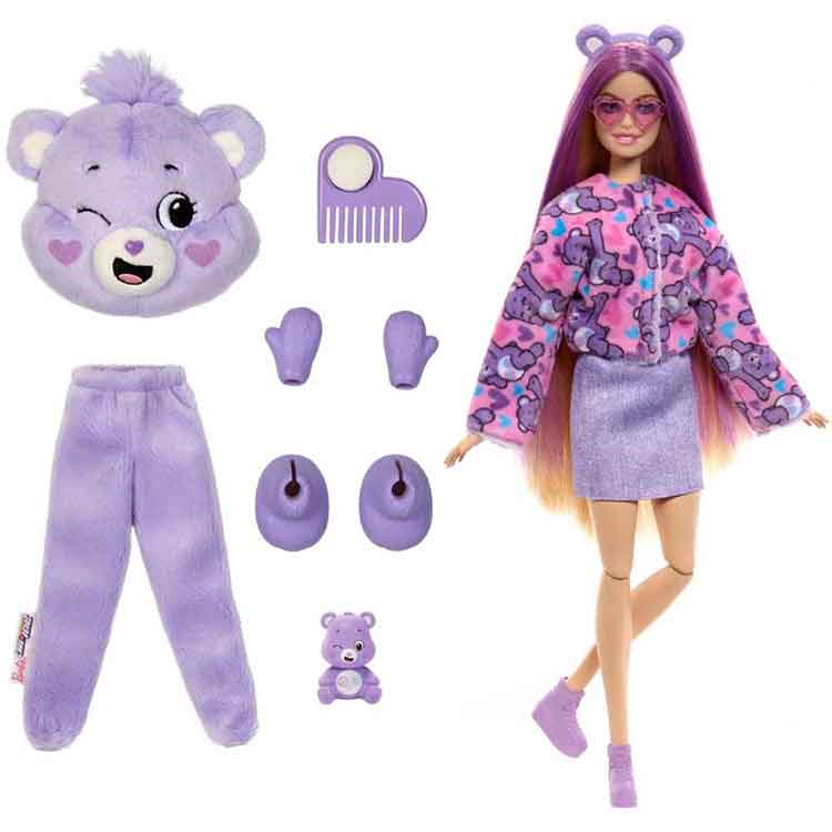 Barbie Care Bears - Purple AJ Toys & Books