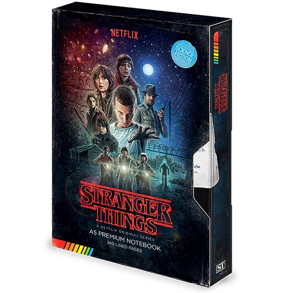 Stranger Things Vhs Season 1 A5 Notebook Pyramid International