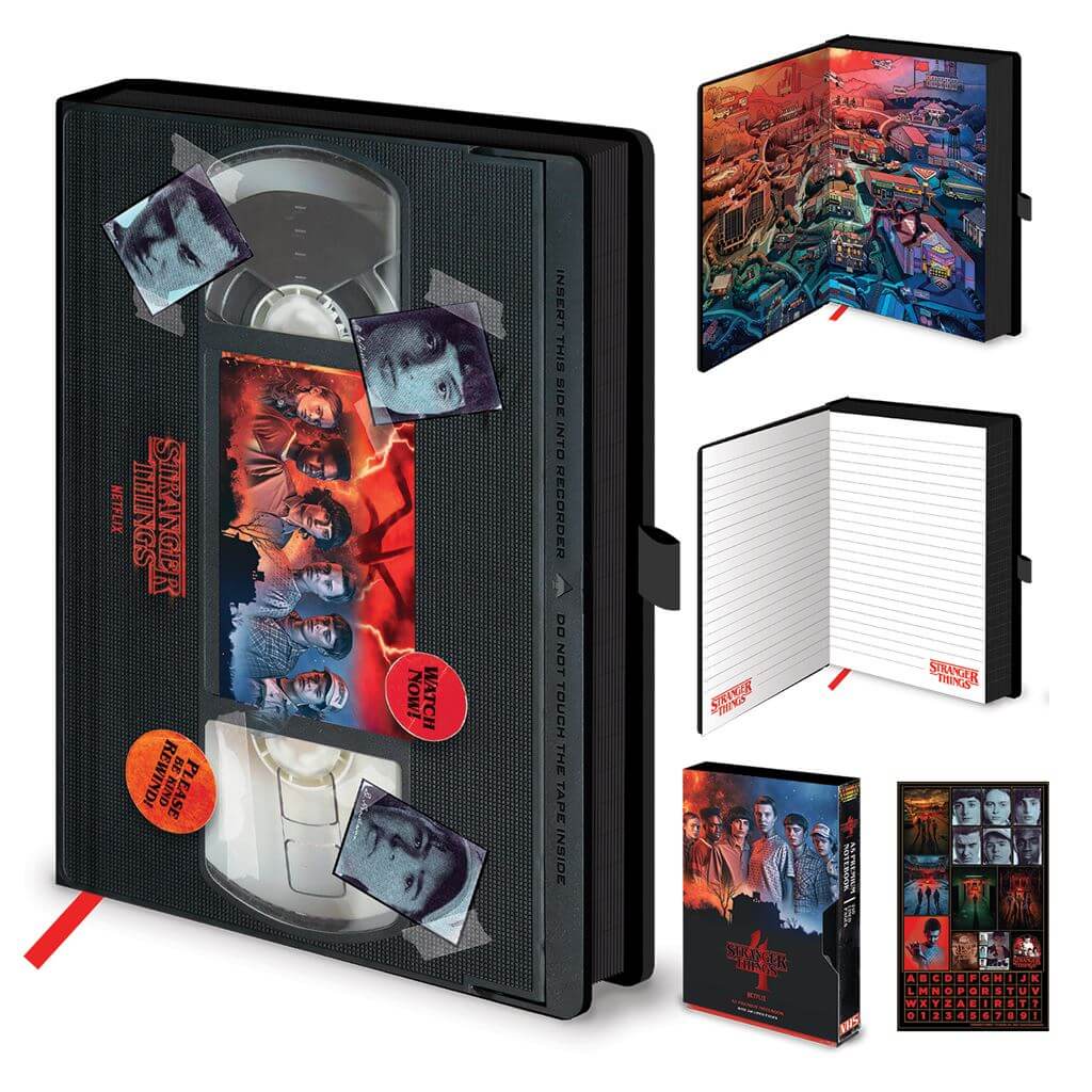 Stranger Things 4 Vhs A5 Notebook Pyramid International