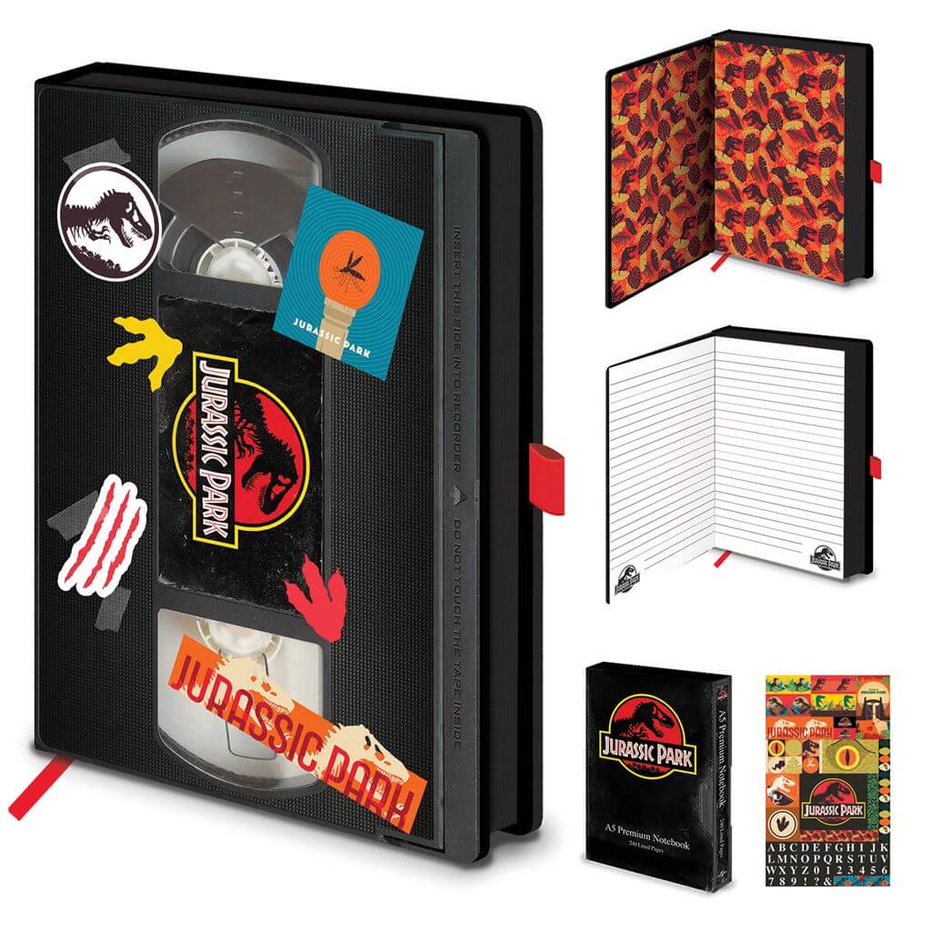 Jurrasic Park Vhs A5 Notebook Pyramid International