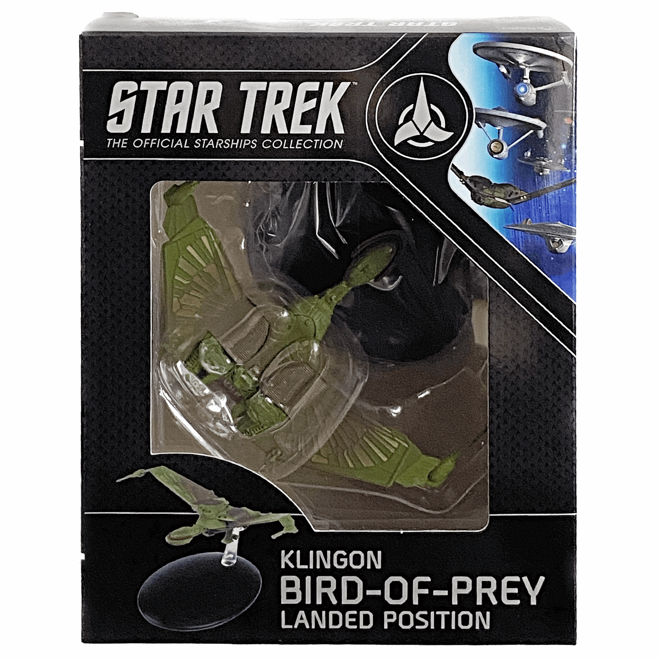 #09 Klingon Bird-of-Prey (Landed Position) BONUS ISSUE Model Diecast Ship Window Boxed (Eaglemoss / Star Trek) Real Merch