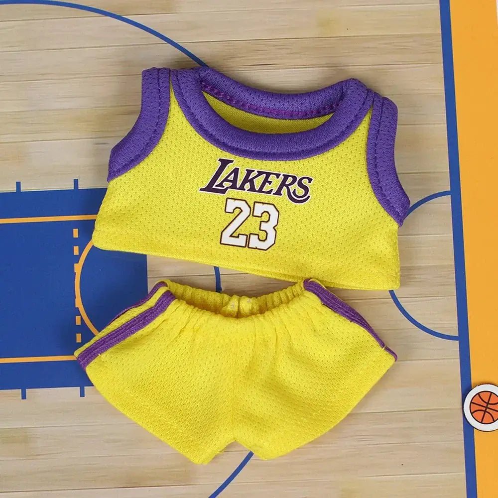 Labubu Lakers Basketball Outfit No. 23 FOXLEY LONDON