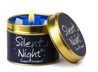 Lily Flame Silent Night Scented Tin Candle Lily-Flame