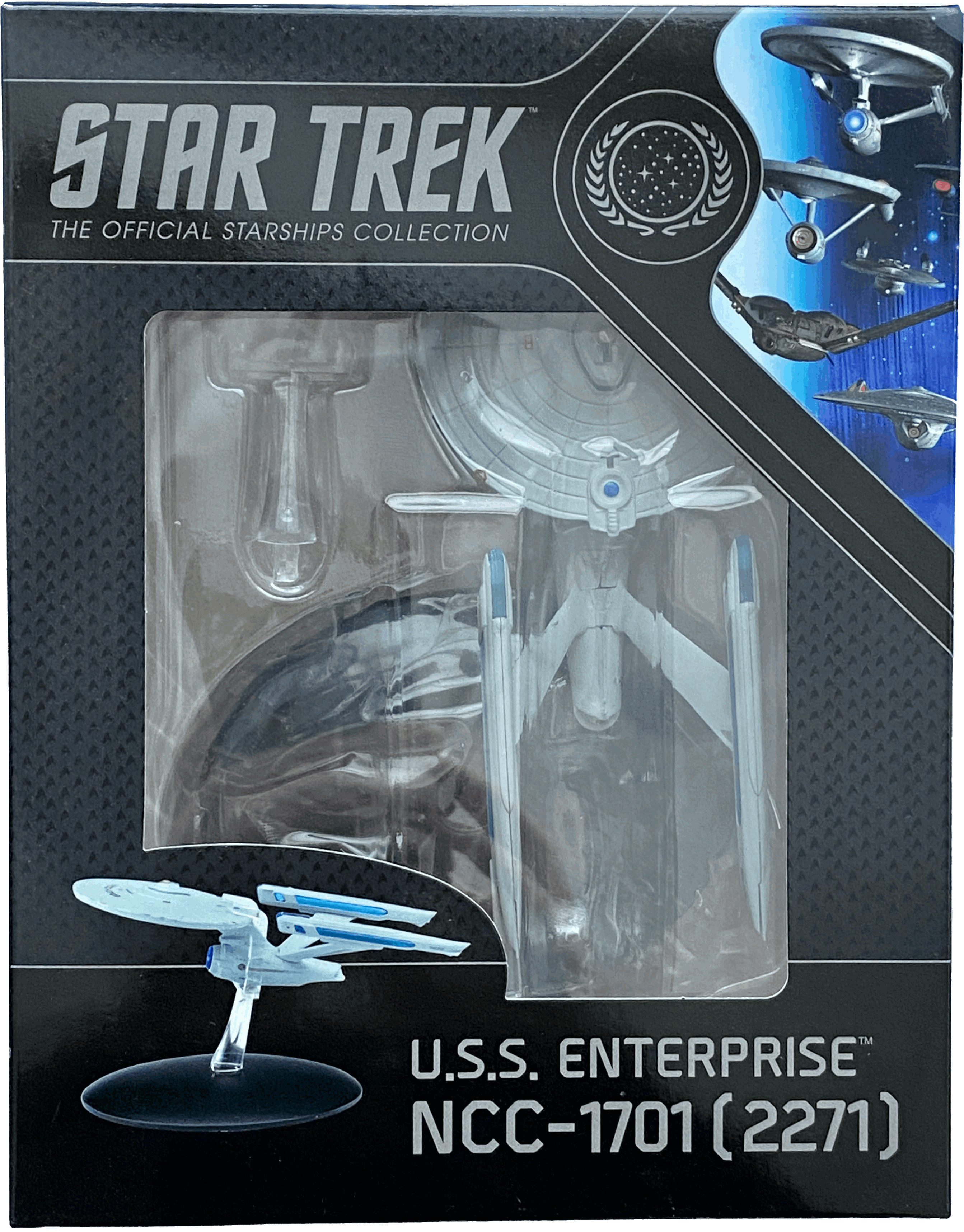 #02 U.S.S. Enterprise NCC-1701 (2271) Refit TMP Model Diecast Ship (Eaglemoss / Star Trek) Boxed 2021 Wave 3 Edition Real Merch