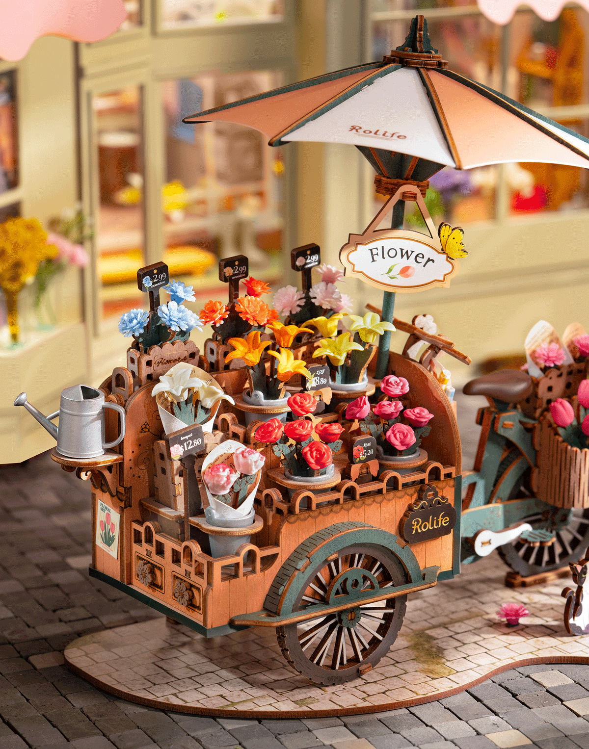 Rolife Blossom Cart 3D Puzzle Creation Set Rolife