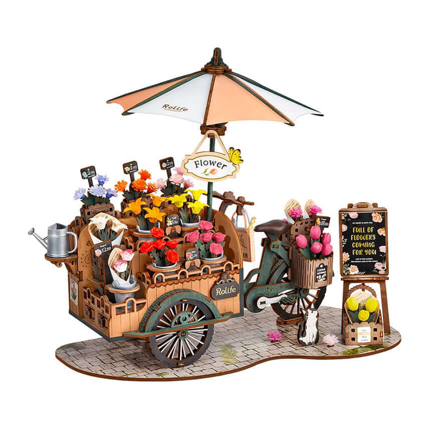 Rolife Blossom Cart 3D Puzzle Creation Set Rolife