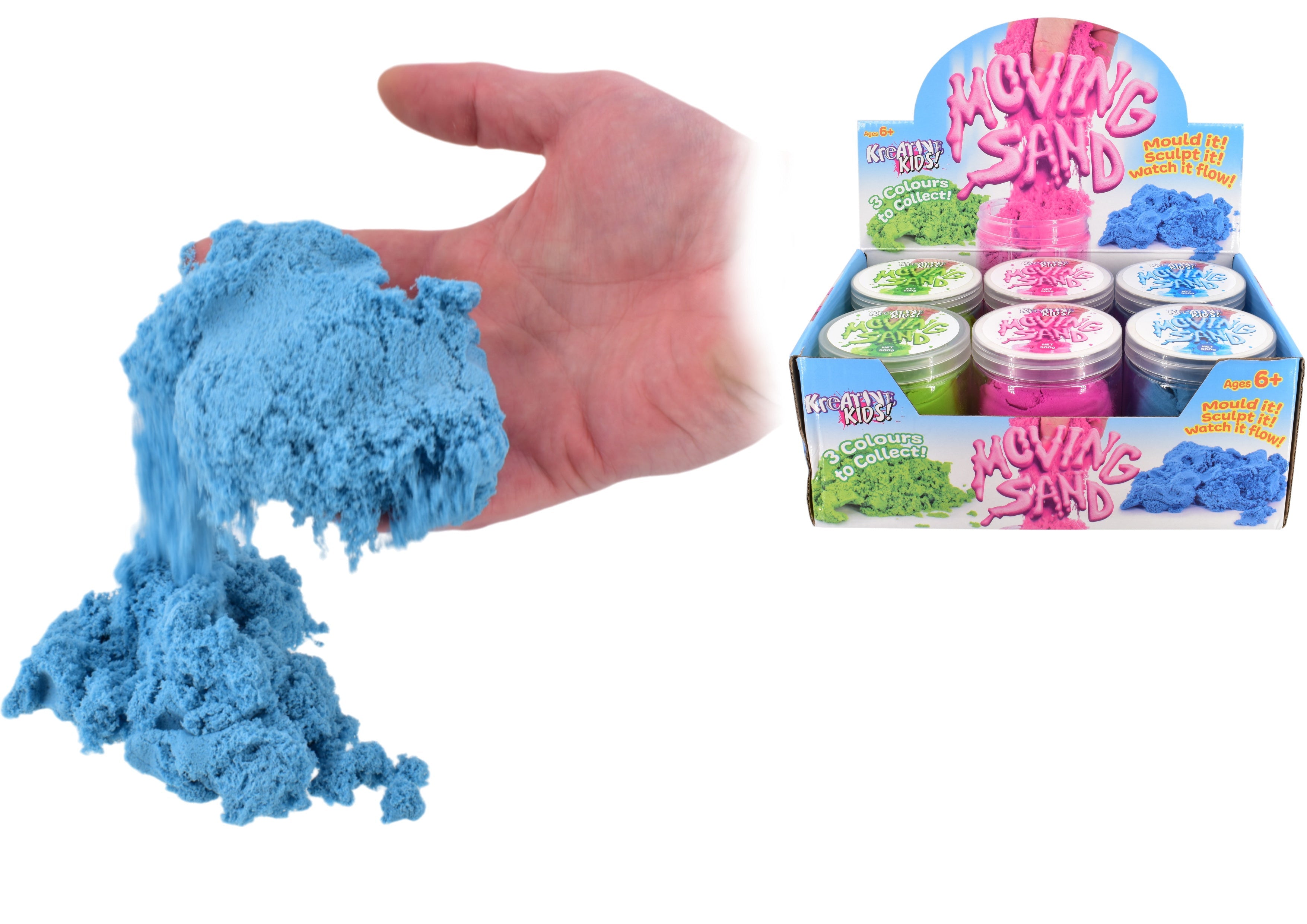 500g Moving Sand In Tub Rooleo